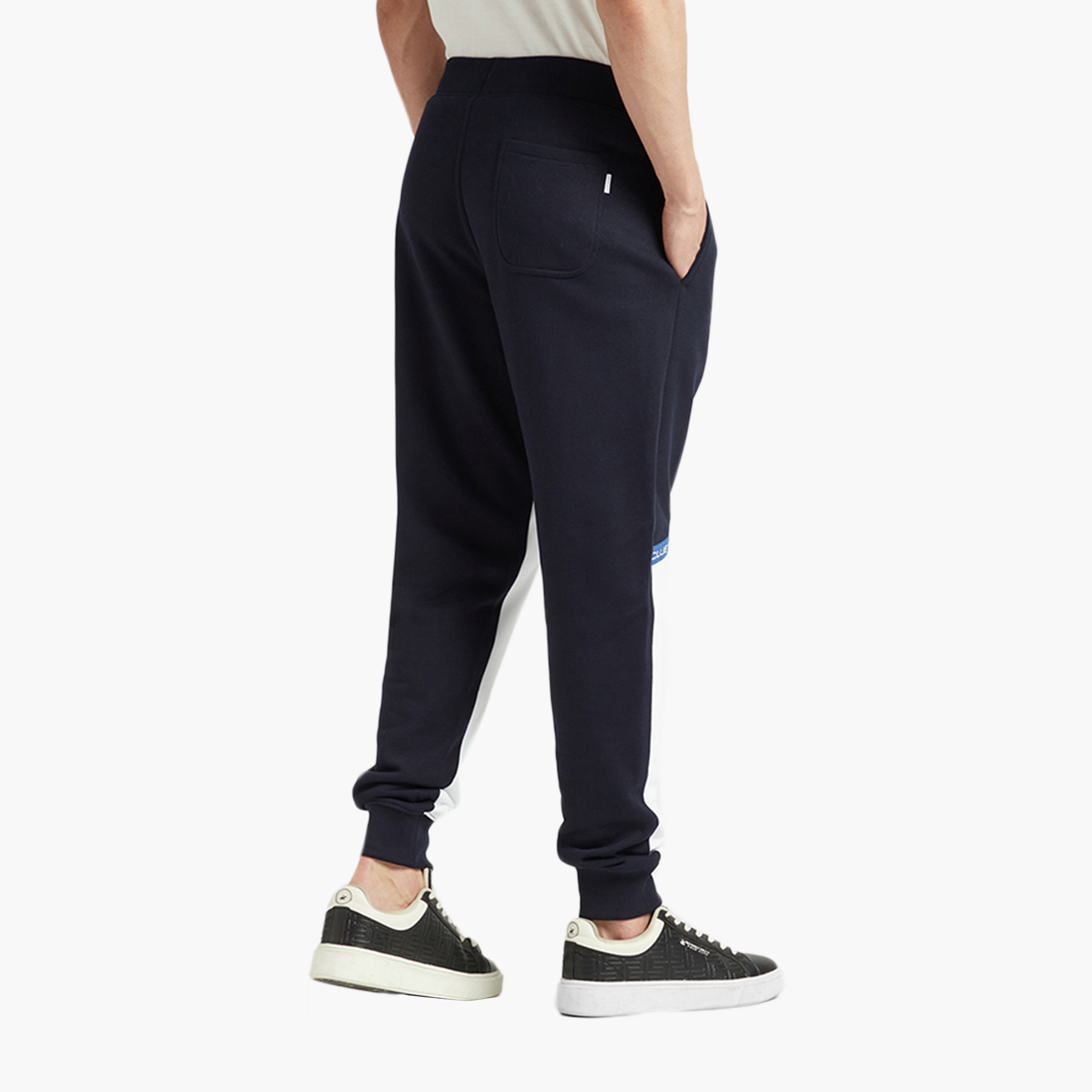 Beverly Hills Polo Club Color Blocked Mid Rise Drawstring Men's Joggers-men-clothing-bottoms-joggers-image-4