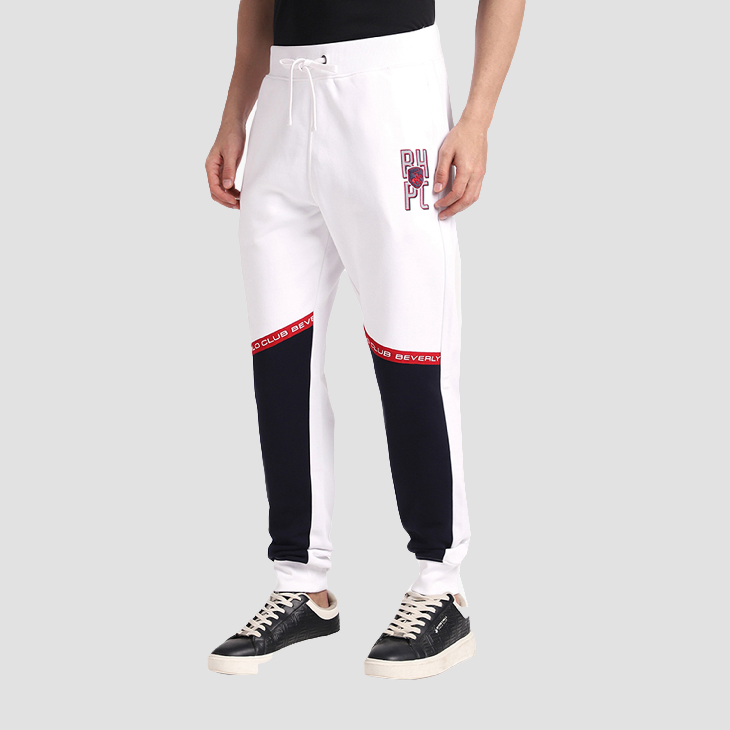 Beverly Hills Polo Club Color Blocked Mid Rise Drawstring Men's Joggers-men-clothing-bottoms-joggers-image-6