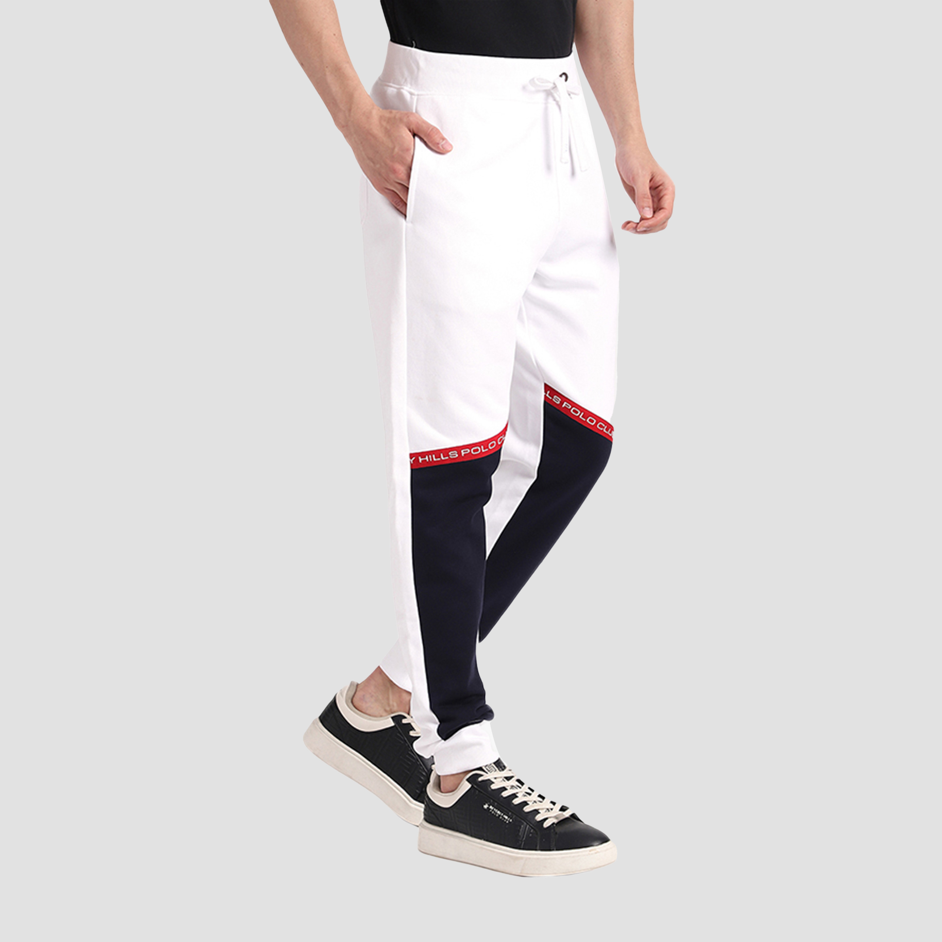 Beverly Hills Polo Club Color Blocked Mid Rise Drawstring Men's Joggers-men-clothing-bottoms-joggers-image-7