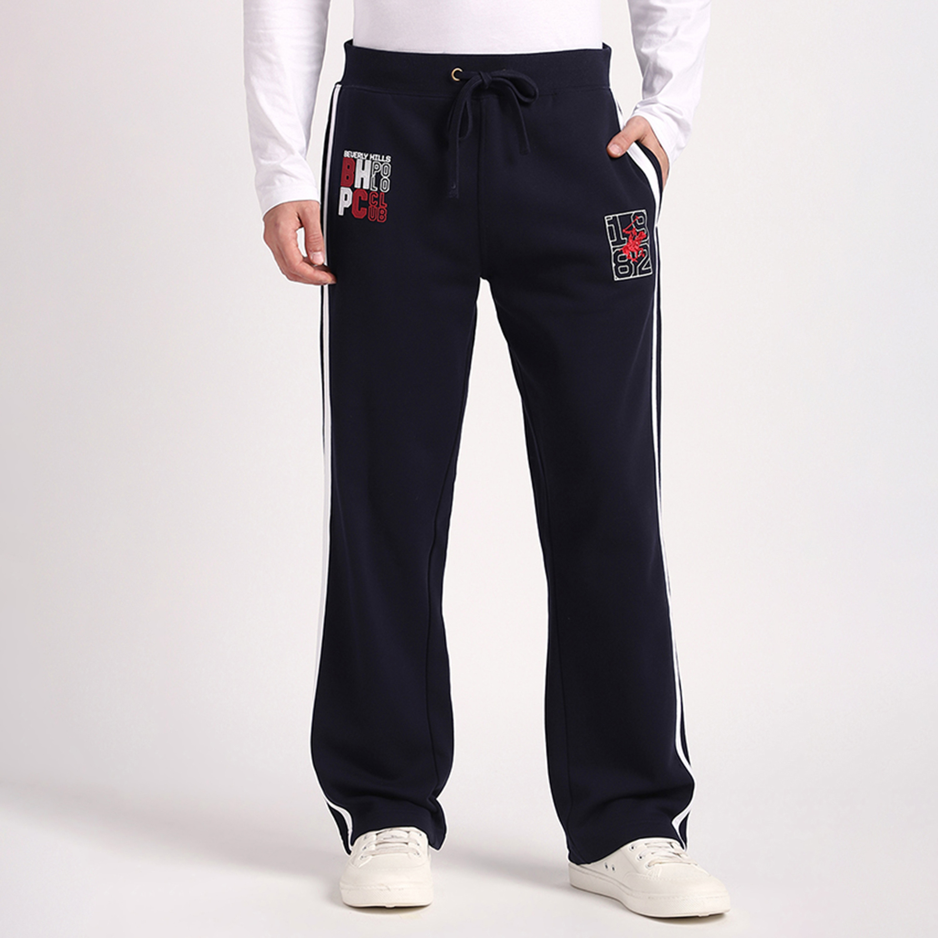 Beverly Hills Polo Club Embroidered Mid-Rise Drawstring Men's Track Pants-men-clothing-bottoms-joggers-image-5