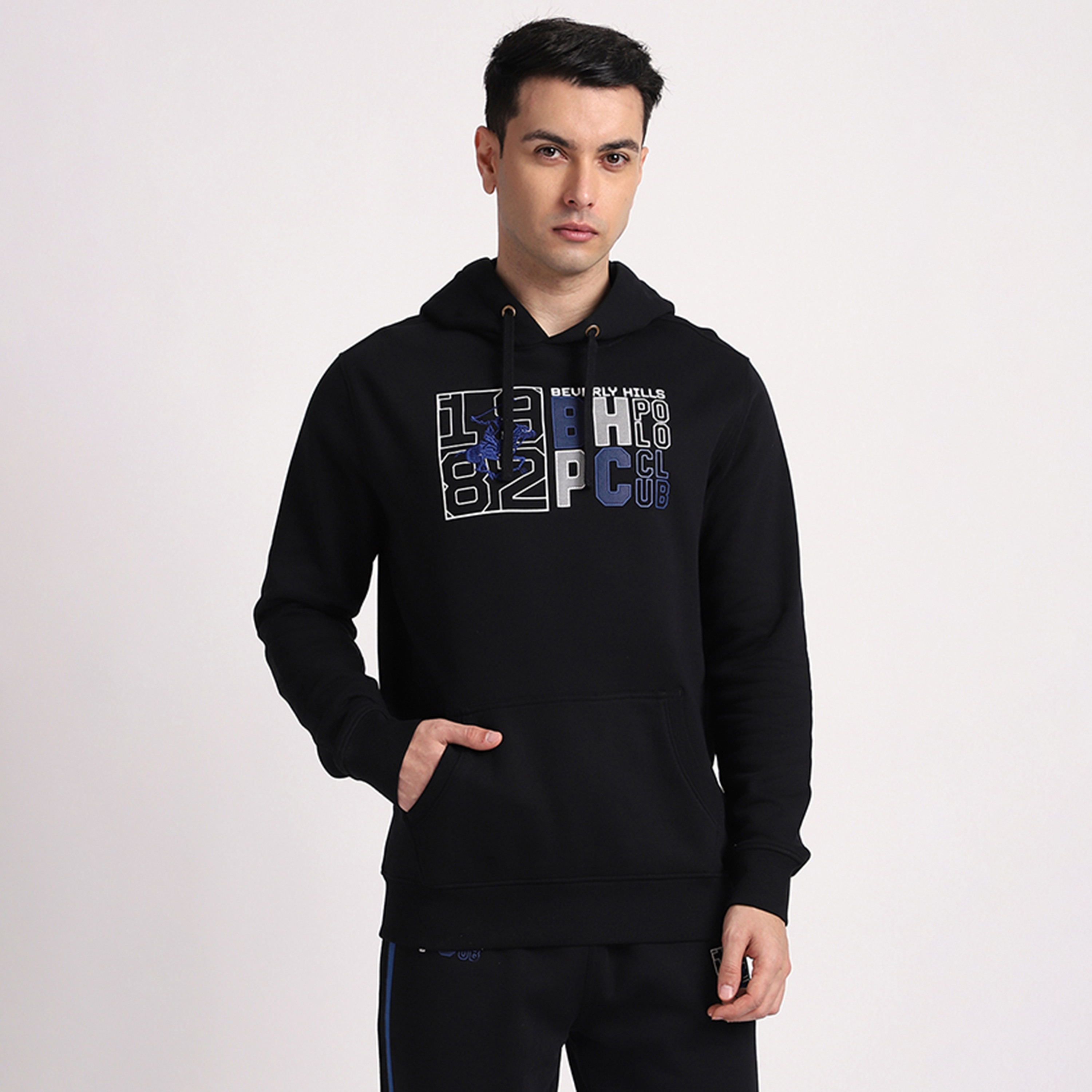Beverly Hills Polo Club Embroidered Logo Hooded Neck Long Sleeves Men's Sweatshirt-men-winterwear-hoodiesandsweatshirts-image-1