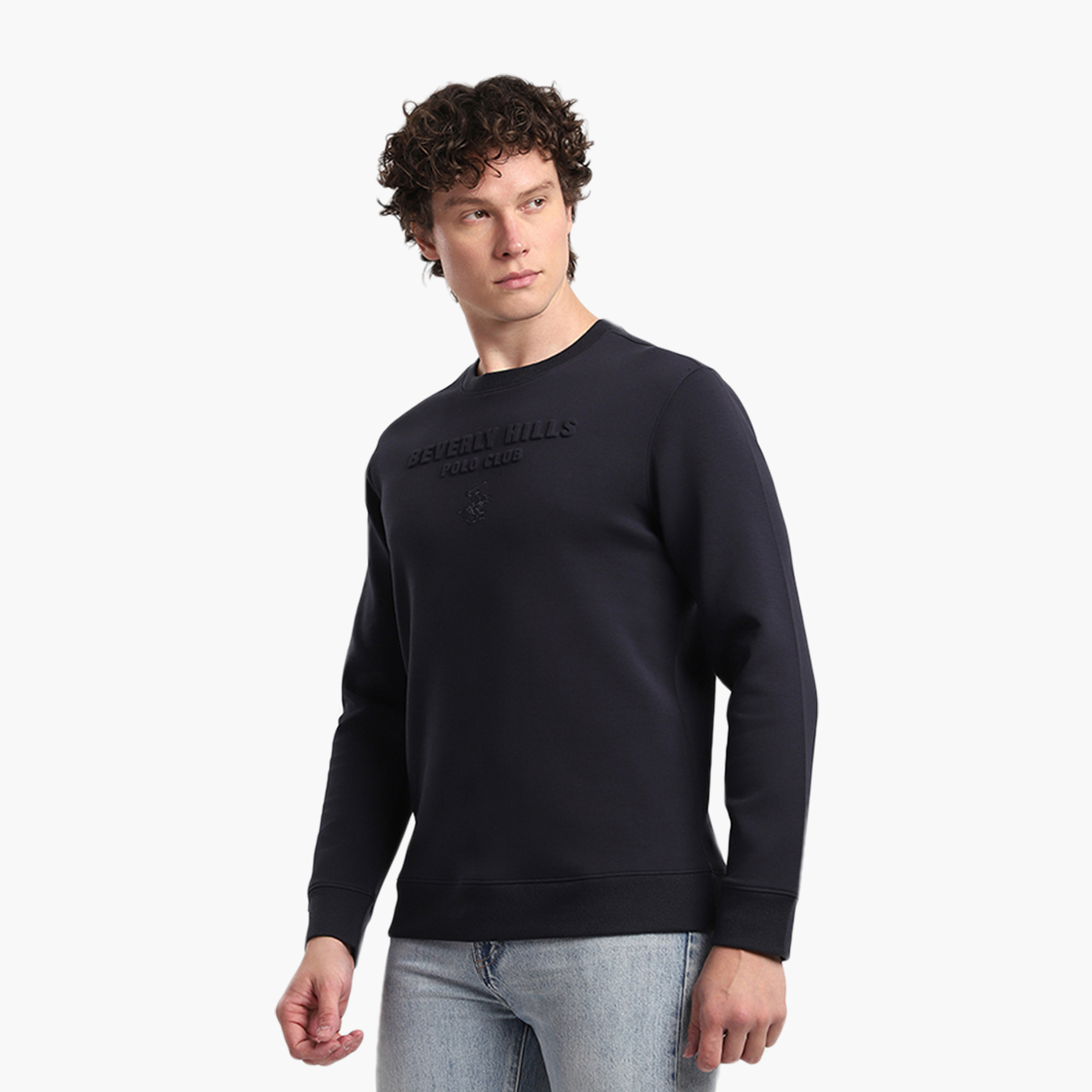 سويت شيرت رجالي برقبة دائرية وشعار منقوش وأكمام طويلة بيفرلي هيلز بولو كلوب-men-winterwear-hoodiesandsweatshirts-image-2