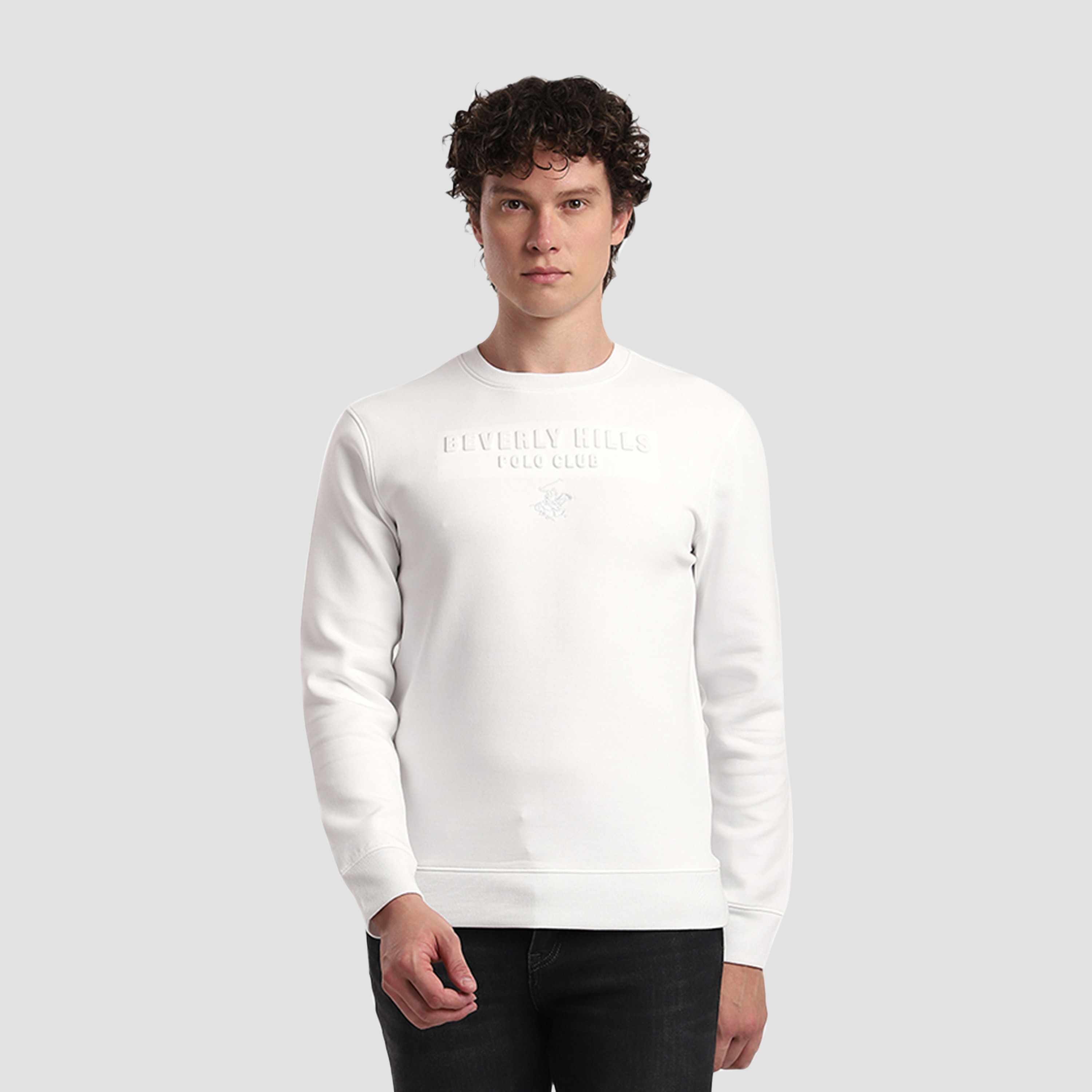 Beverly Hills Polo Club Embossed Logo Round Neck Long Sleeves Men's Sweatshirt-men-winterwear-hoodiesandsweatshirts-image-5