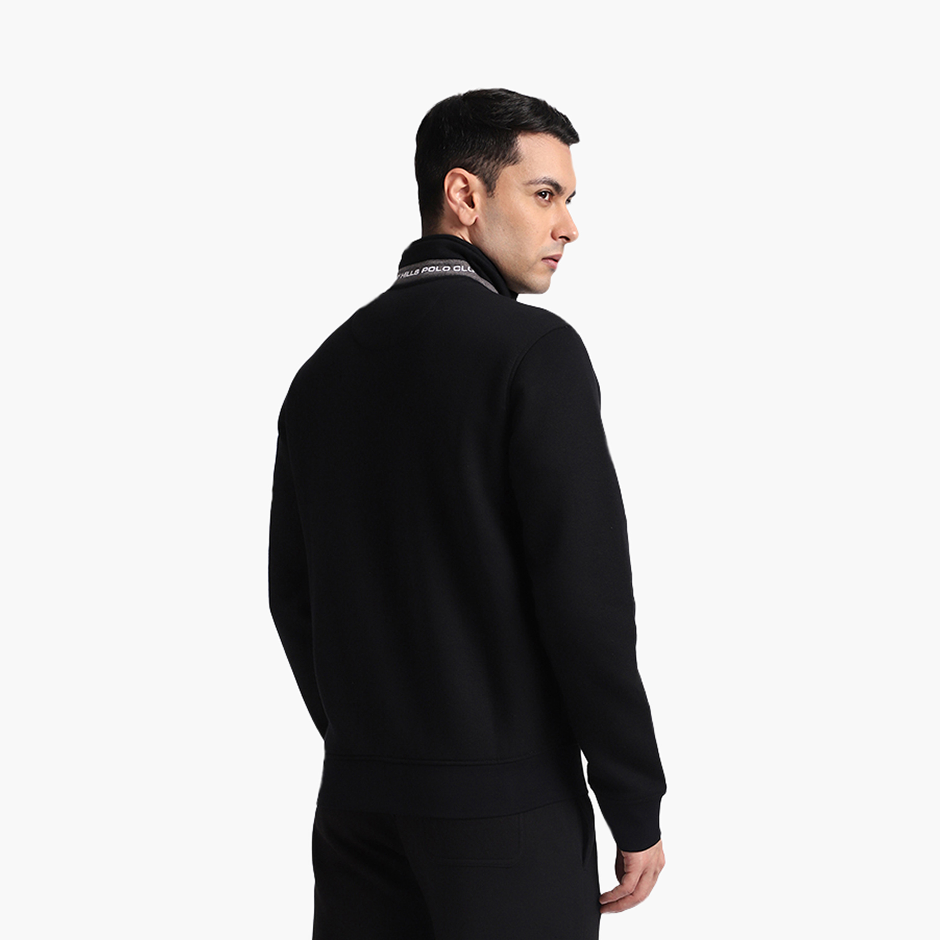 سويت شيرت سادة بياقة عالية وأكمام طويلة بسحاب من بيفرلي هيلز بولو كلوب-men-winterwear-hoodiesandsweatshirts-image-8