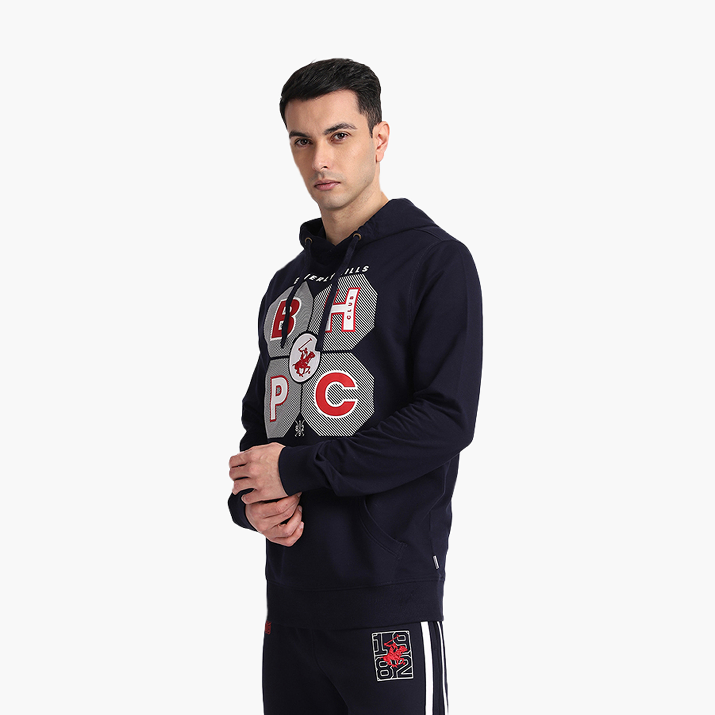 Beverly Hills Polo Club Printed Long Sleeves Men's Hoodie-men-winterwear-hoodiesandsweatshirts-image-2