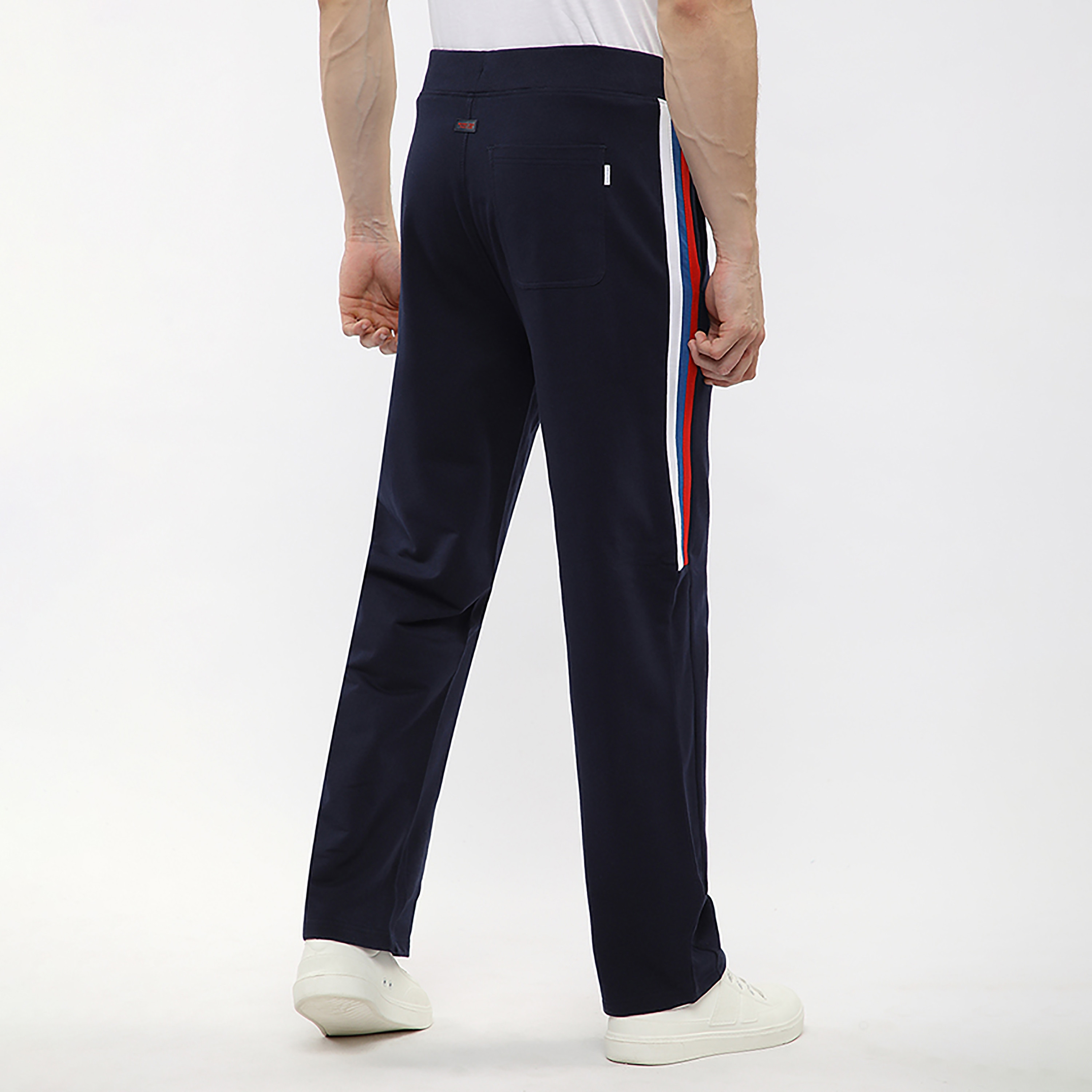 بنطلون رياضي رجالي سادة برباط شد وخصر متوسط الارتفاع من بيفرلي هيلز بولو كلوب-men-clothing-bottoms-joggers-image-5