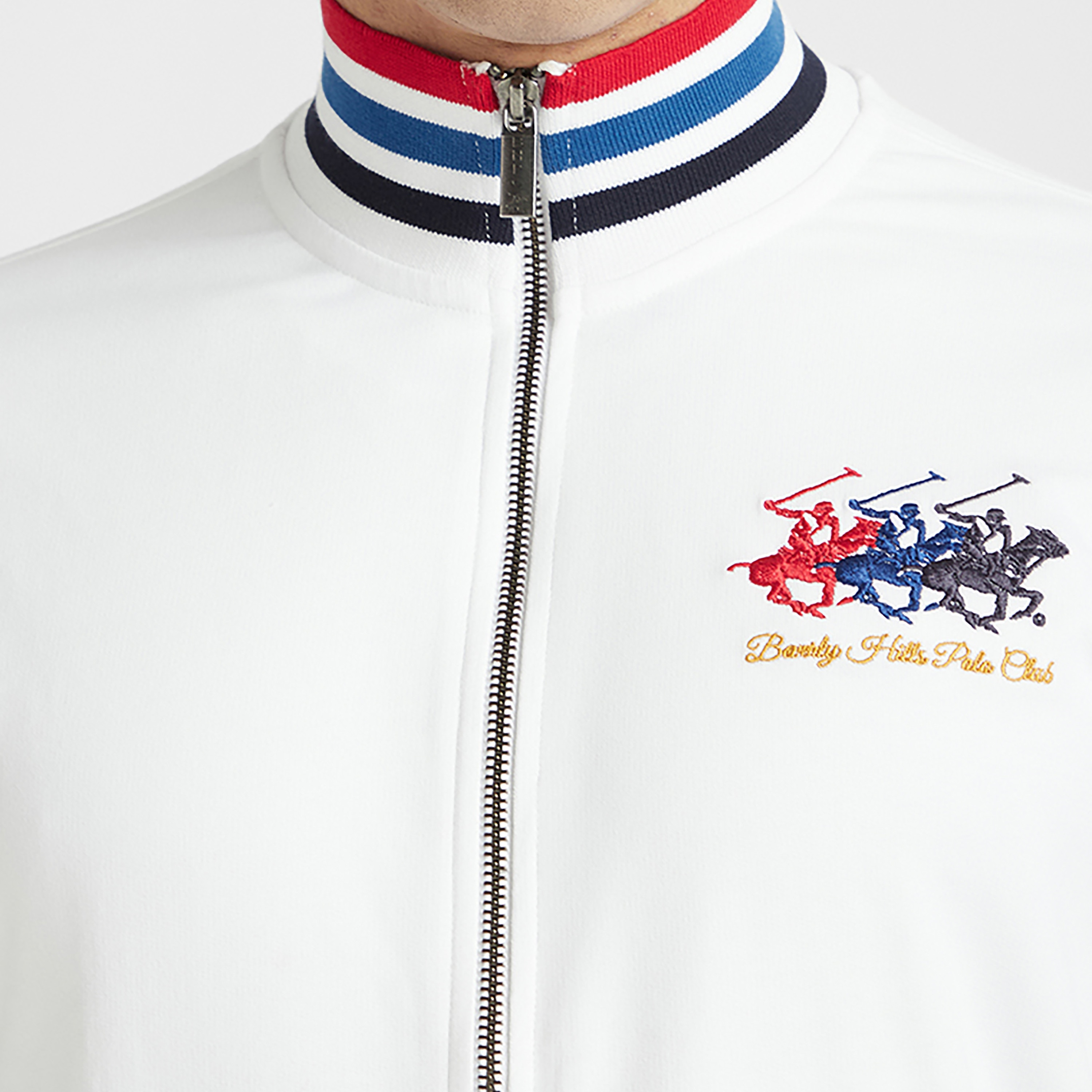 Beverly Hills Polo Club Plain High Neck Long Sleeves Men's Zip Through Sweatshirt-men-winterwear-hoodiesandsweatshirts-image-10