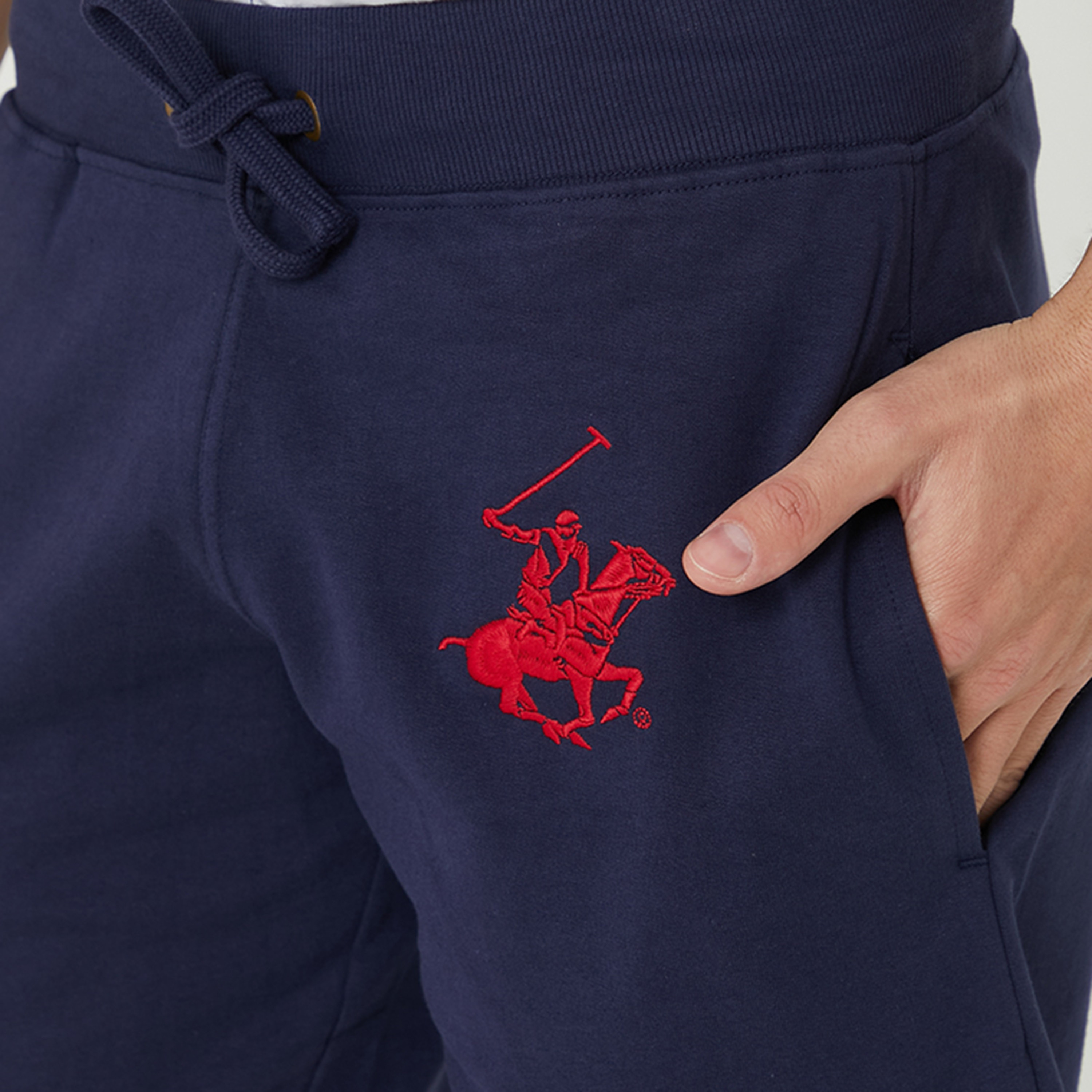 Beverly Hills Polo Club Logo Mid-Rise Drawstring Shorts-men-clothing-bottoms-shorts-image-3
