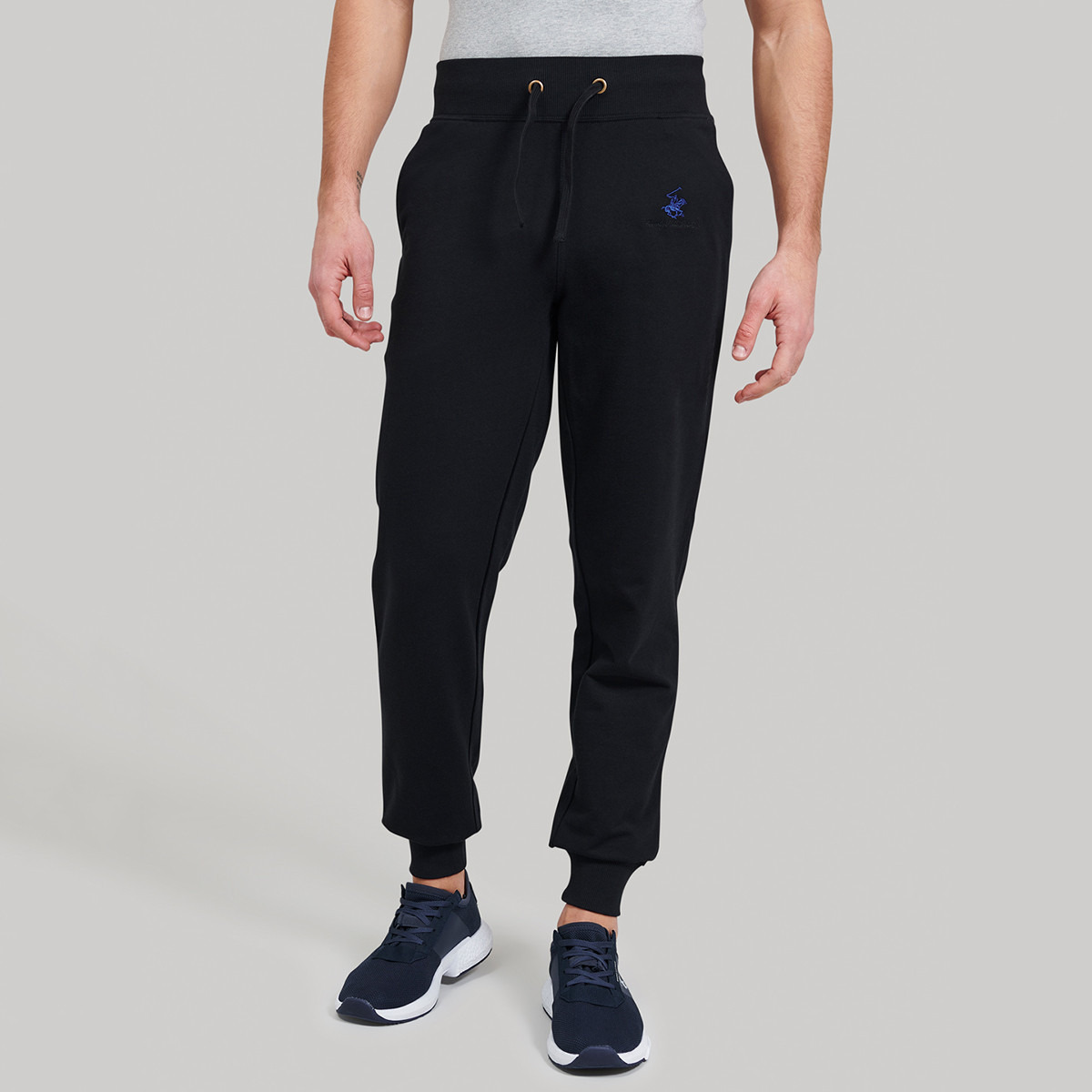 بنطال رياضي من بيفرلي هيلز بولو كلوب برباط متوسط الارتفاع مع شعار-men-clothing-bottoms-joggers-image-1