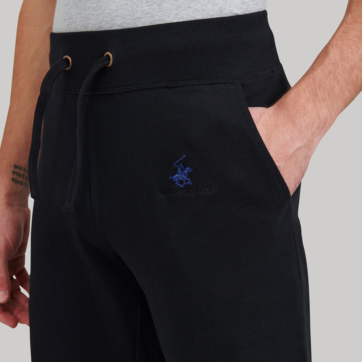 Beverly Hills Polo Club Logo Mid-Rise Drawstring Sweatpants-men-clothing-bottoms-joggers-image-5