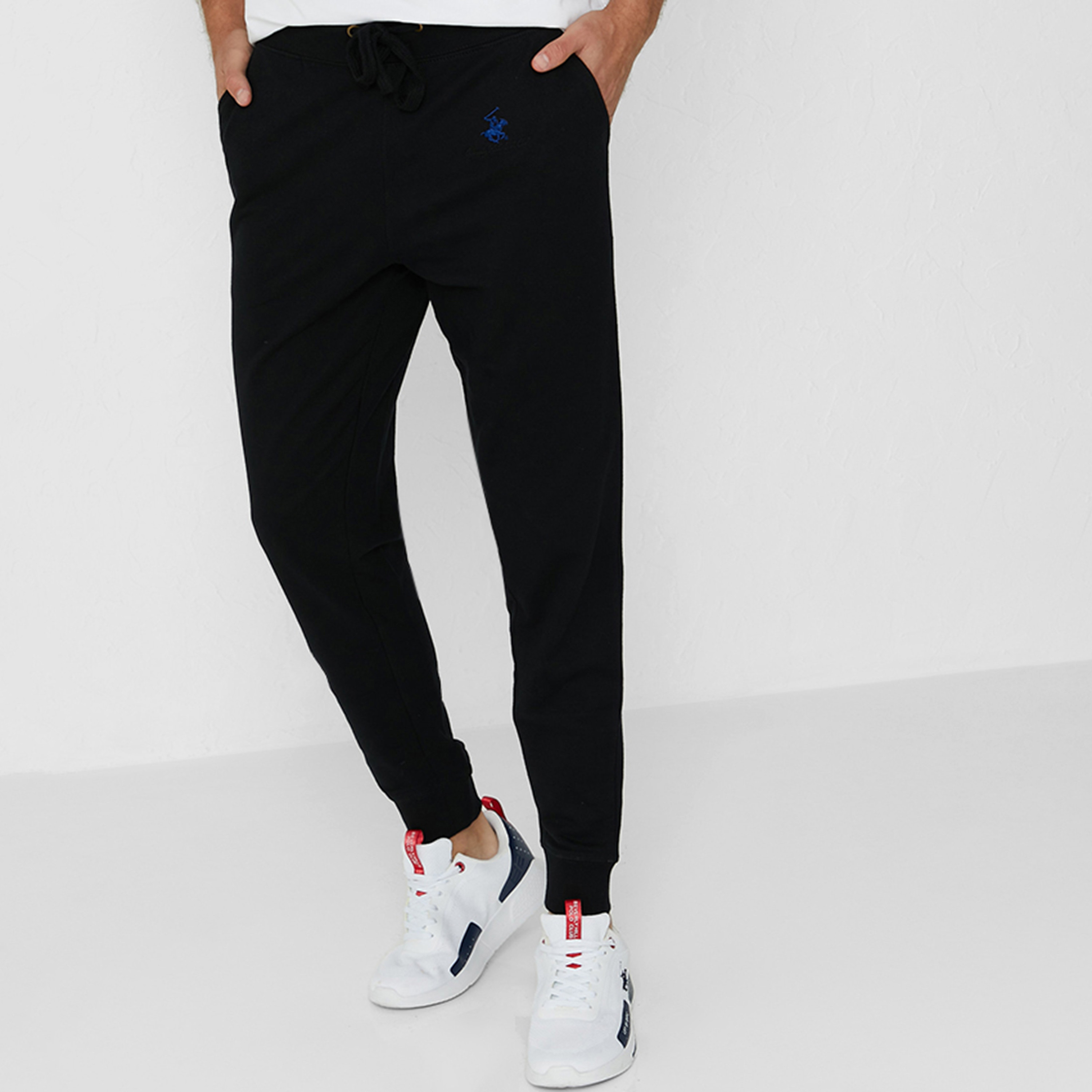 Beverly Hills Polo Club Logo Mid-Rise Drawstring Jogger-men-clothing-bottoms-joggers-image-5