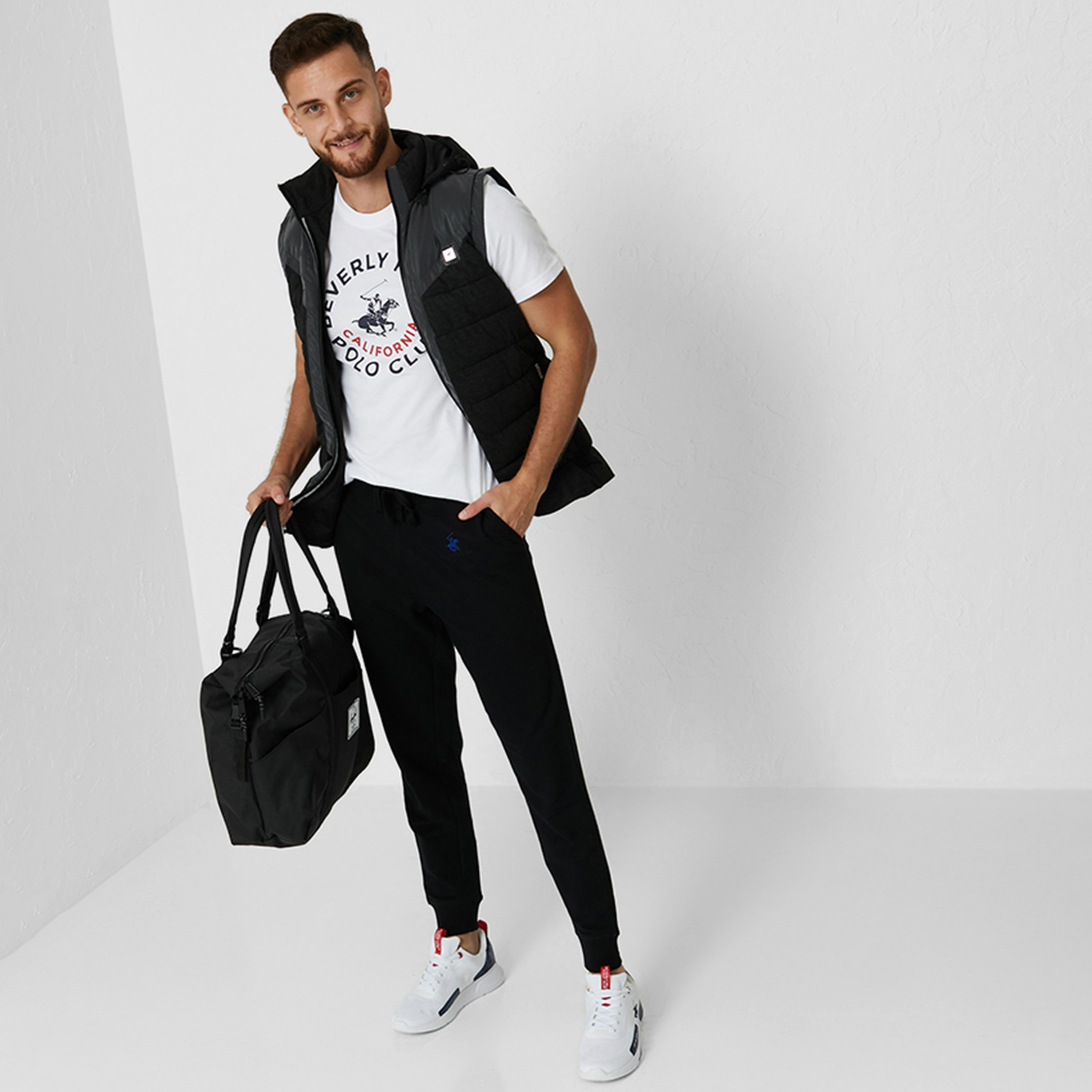 Beverly Hills Polo Club Logo Mid-Rise Drawstring Jogger-men-clothing-bottoms-joggers-image-6