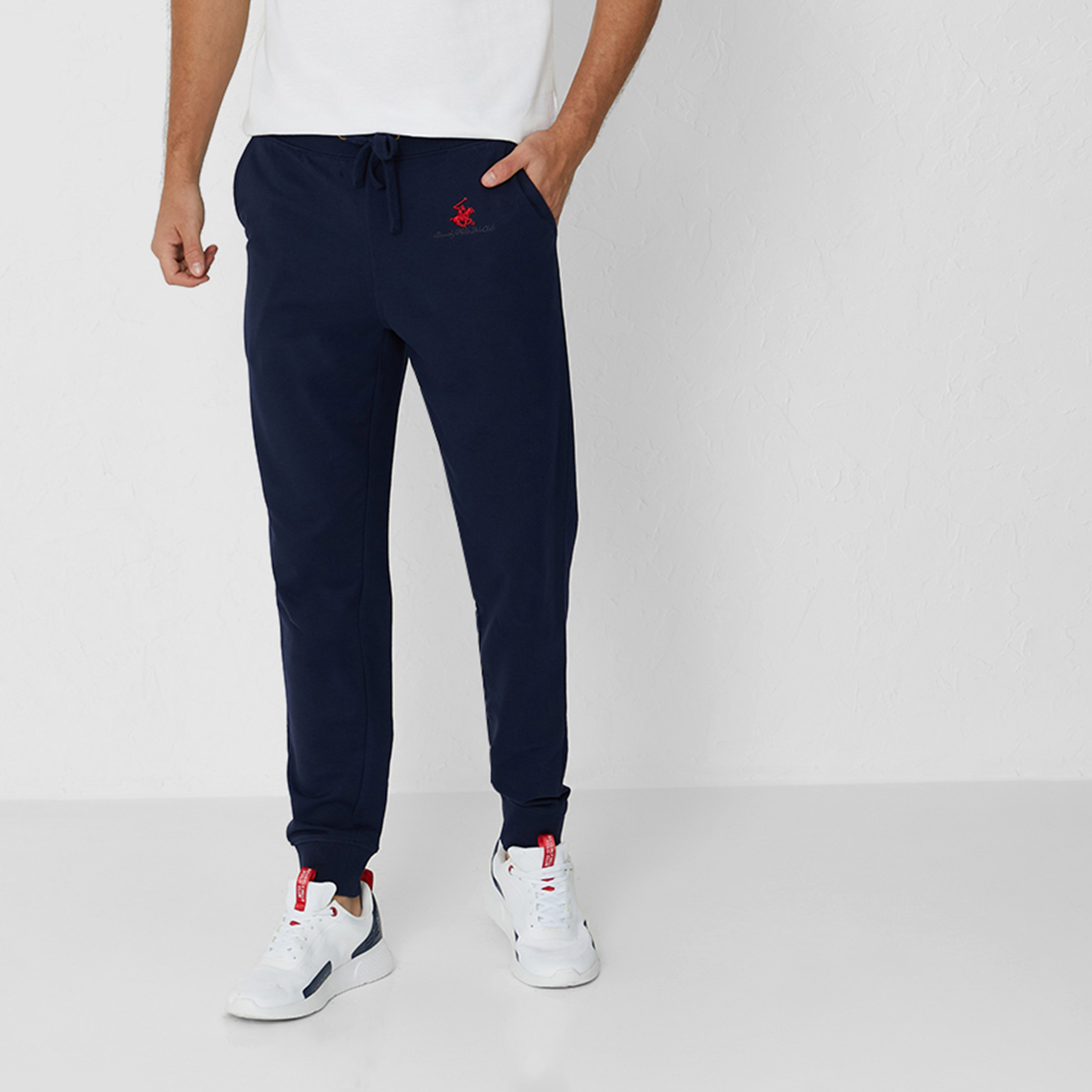 Beverly Hills Polo Club Logo Mid-Rise Drawstring Jogger-men-clothing-bottoms-joggers-image-13
