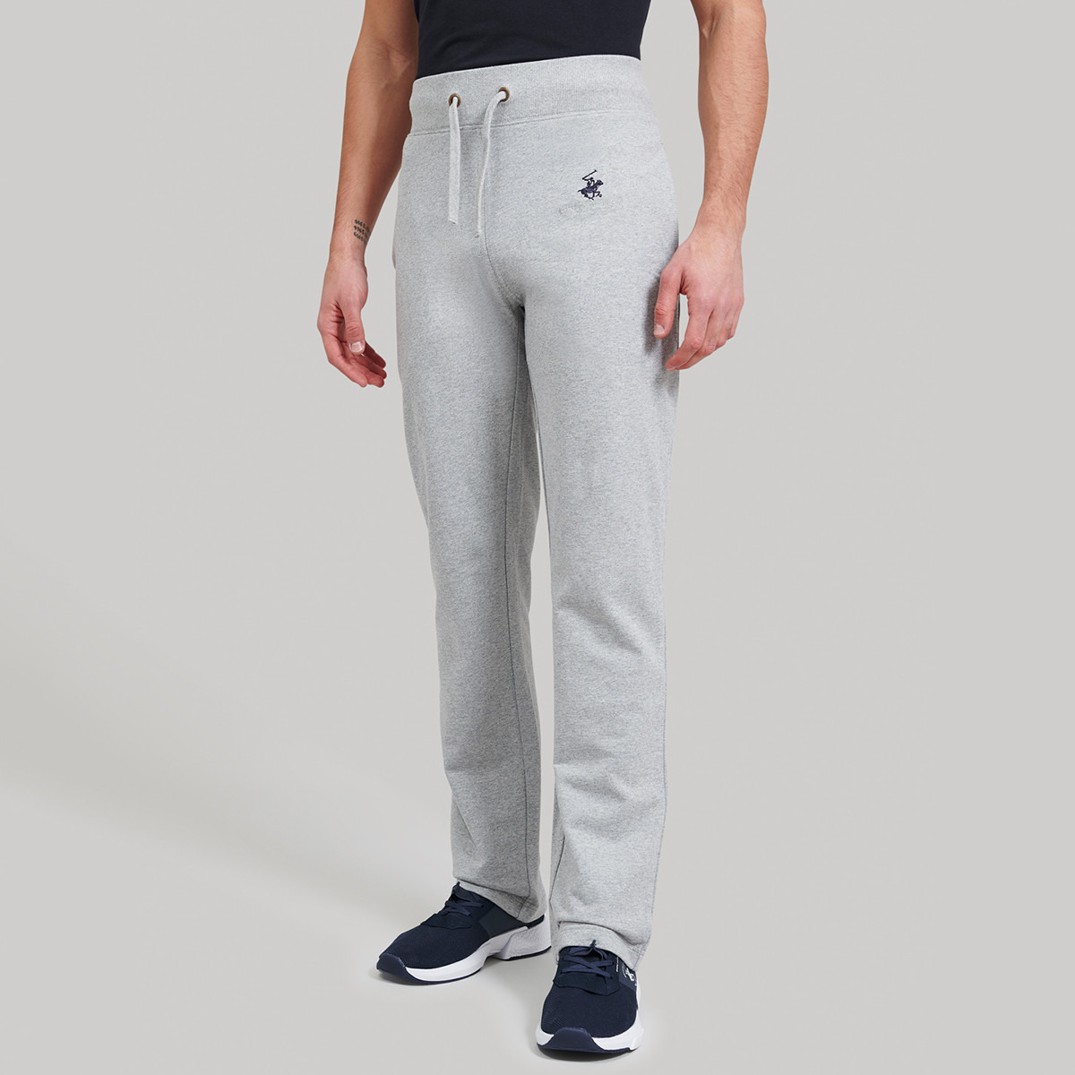 بنطال رياضي من بيفرلي هيلز بولو كلوب برباط متوسط الارتفاع مع شعار-men-clothing-bottoms-joggers-image-1