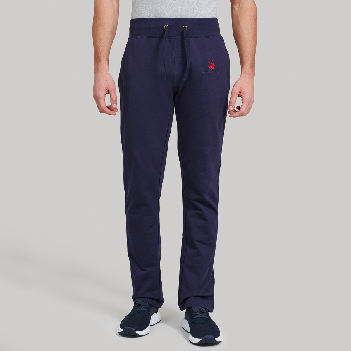 بنطال رياضي من بيفرلي هيلز بولو كلوب برباط متوسط الارتفاع مع شعار-men-clothing-bottoms-joggers-image-1