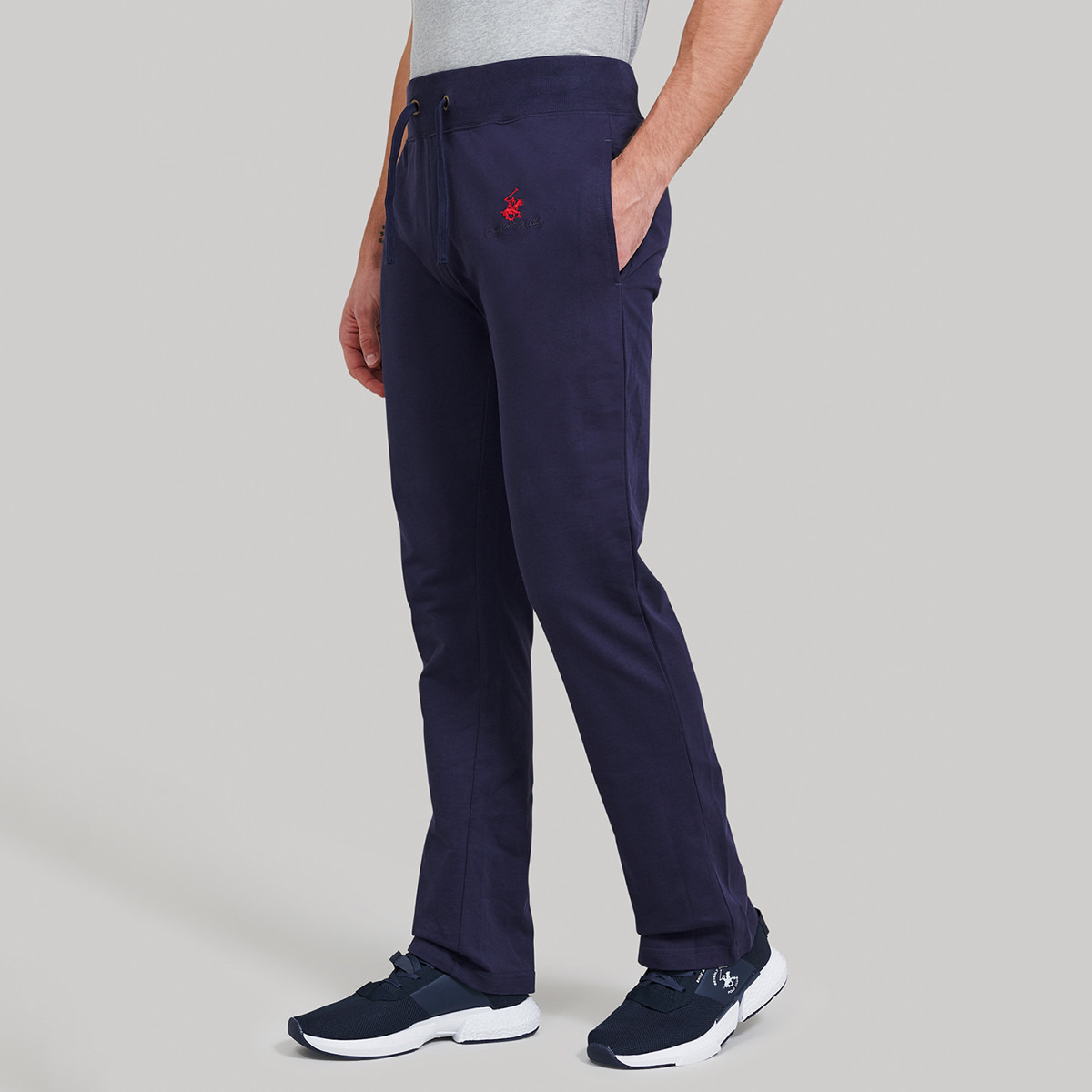 بنطال رياضي من بيفرلي هيلز بولو كلوب برباط متوسط الارتفاع مع شعار-men-clothing-bottoms-joggers-image-3