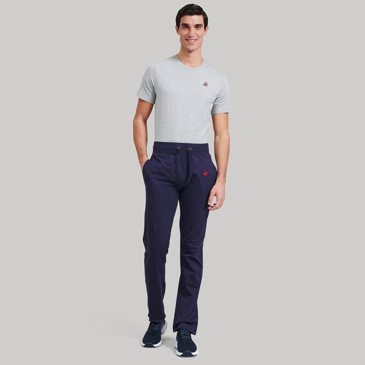 بنطال رياضي من بيفرلي هيلز بولو كلوب برباط متوسط الارتفاع مع شعار-men-clothing-bottoms-joggers-image-4