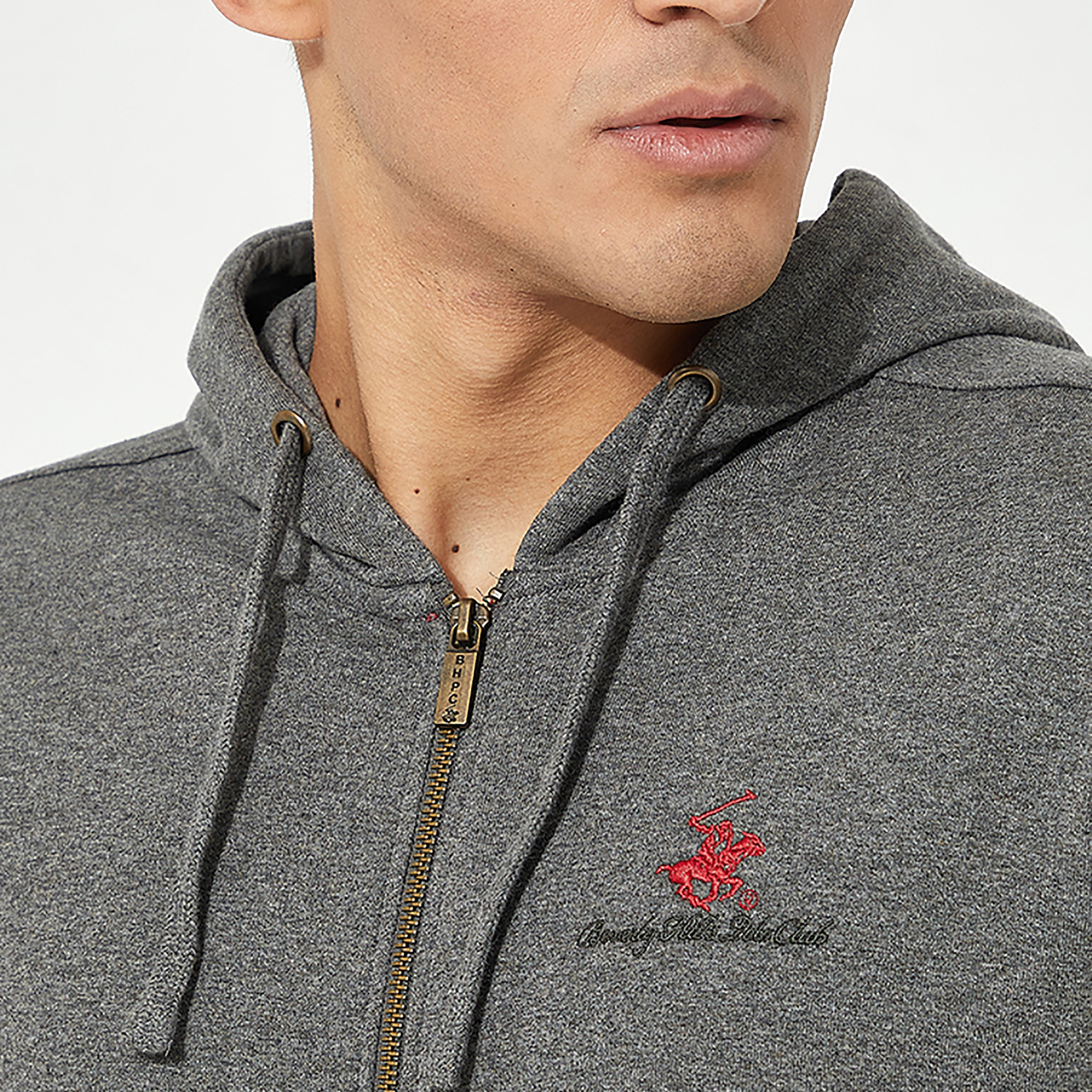 هودي بسحاب من بيفرلي هيلز بولو كلوب بشعار مع جيب منفصل-men-winterwear-hoodiesandsweatshirts-image-3