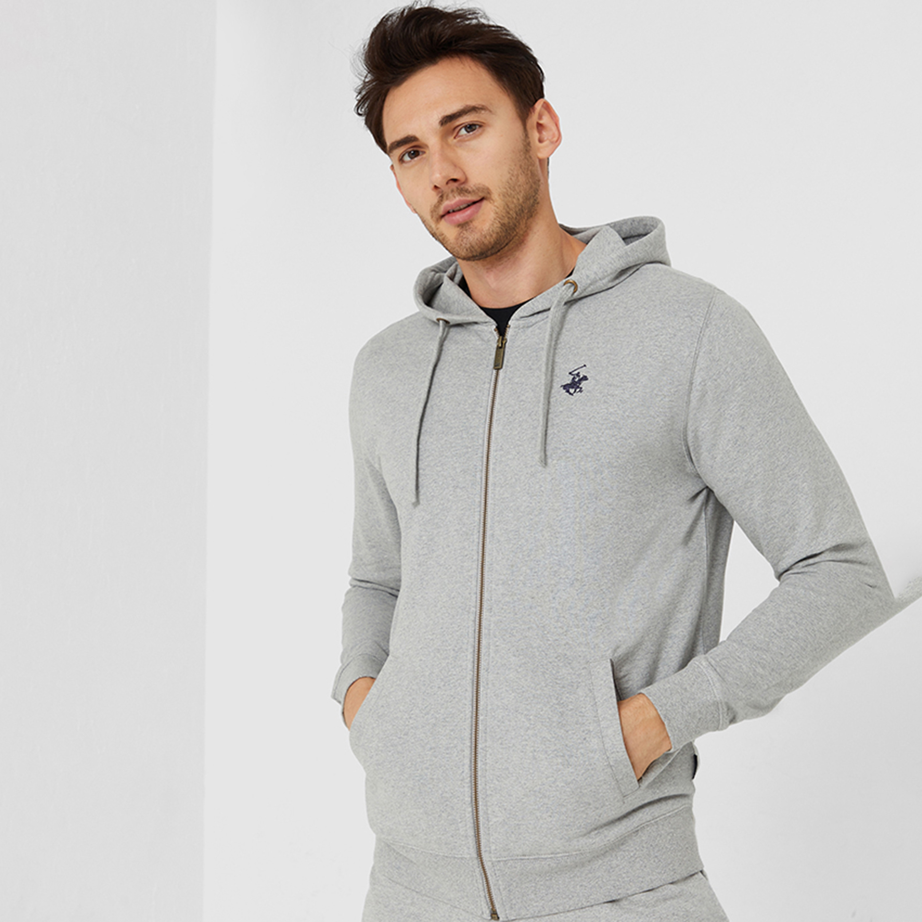 هودي بسحاب من بيفرلي هيلز بولو كلوب بشعار مع جيب منفصل-men-winterwear-hoodiesandsweatshirts-image-9