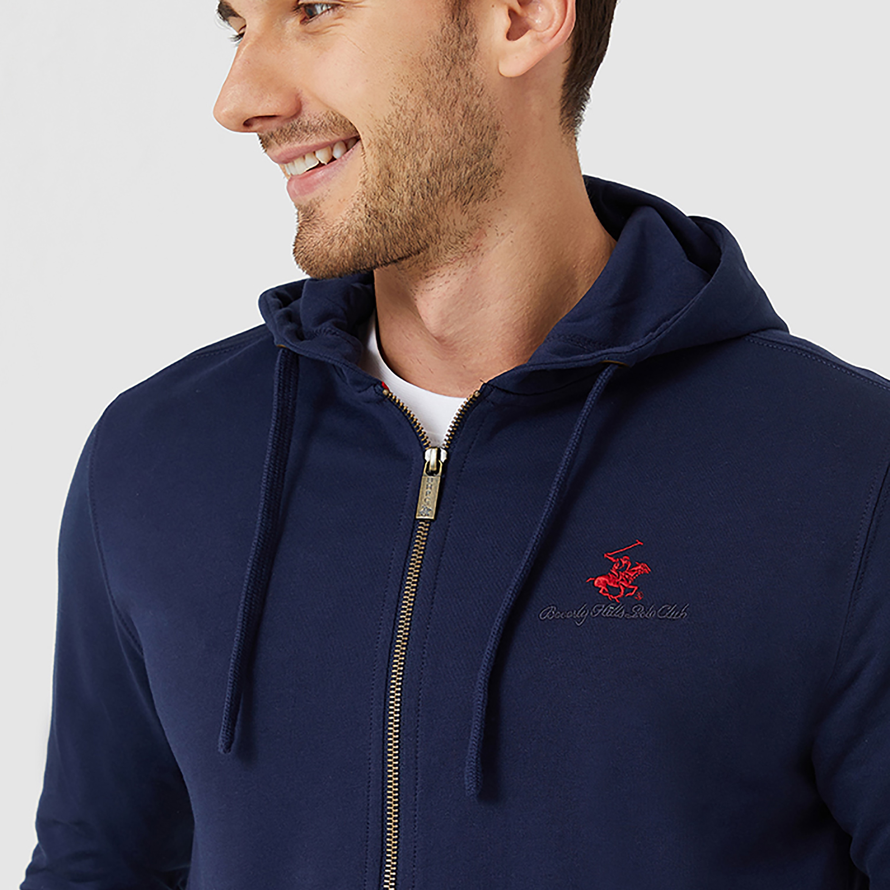 Beverly hills polo 2024 club zip hoodie