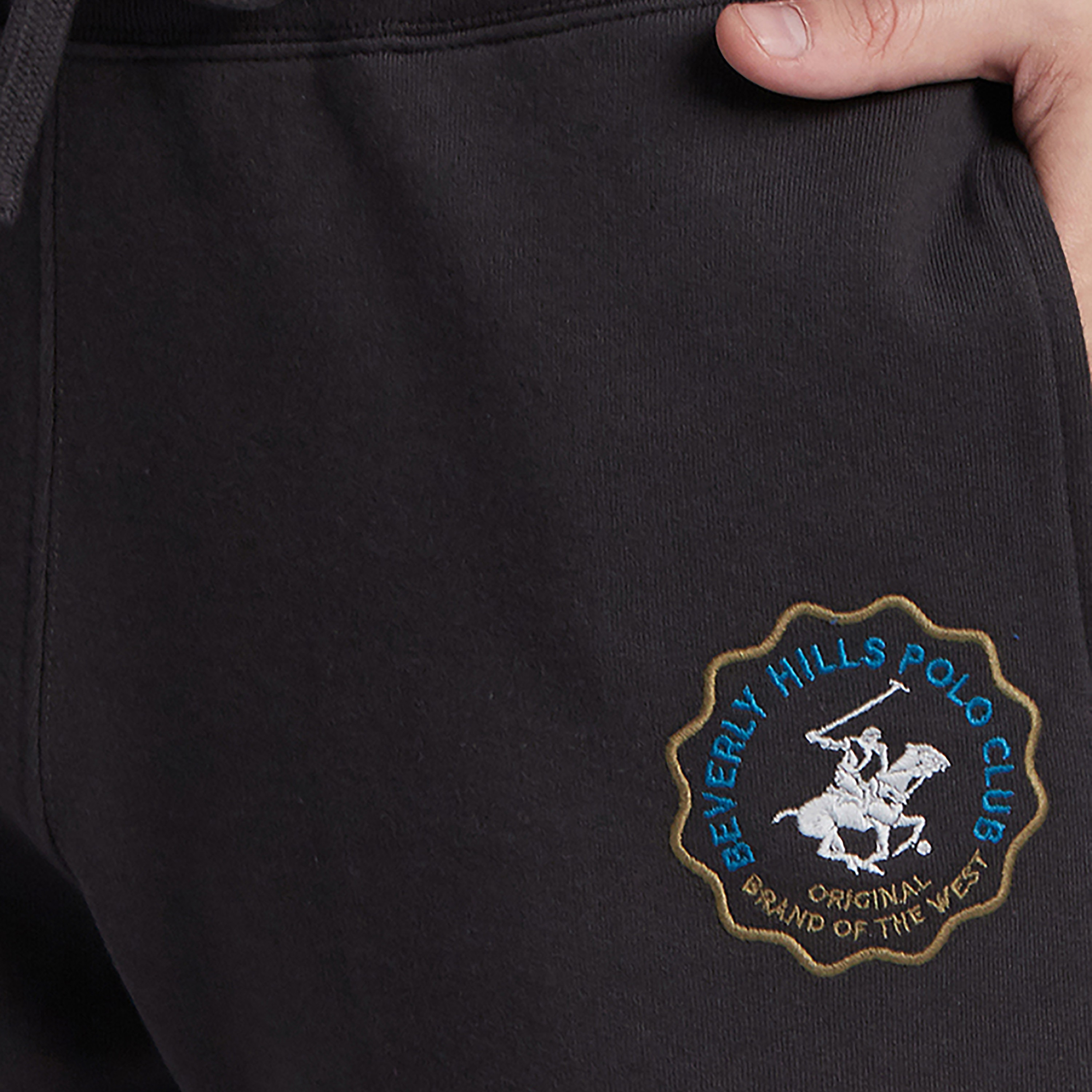 Beverly Hills Polo Club Logo Mid-Rise Drawstring Joggers-men-clothing-bottoms-joggers-image-3