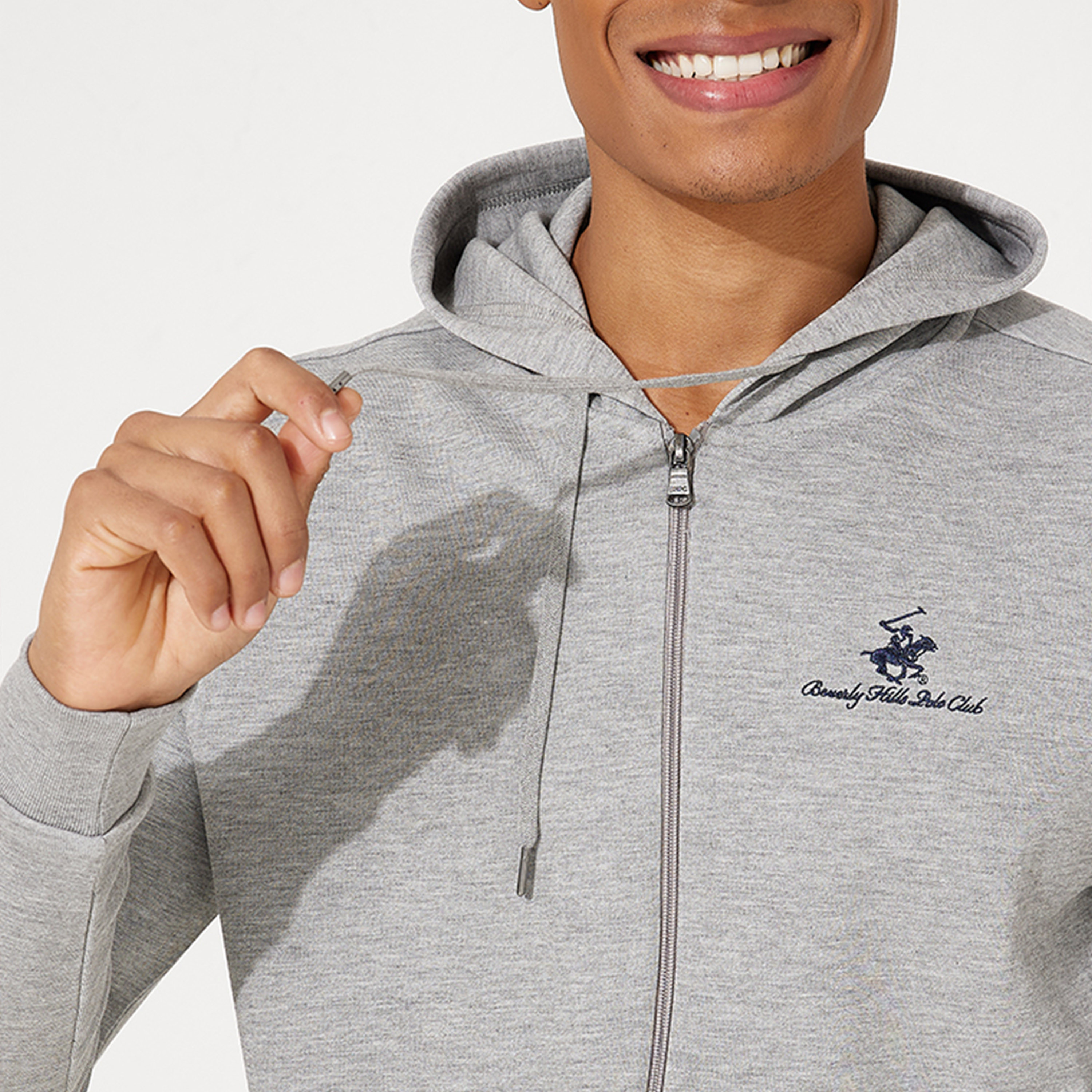 Beverly Hills Polo Club Men's Zip-Through Hoodie-men-clothing-hoodiesandsweatshirts-image-3