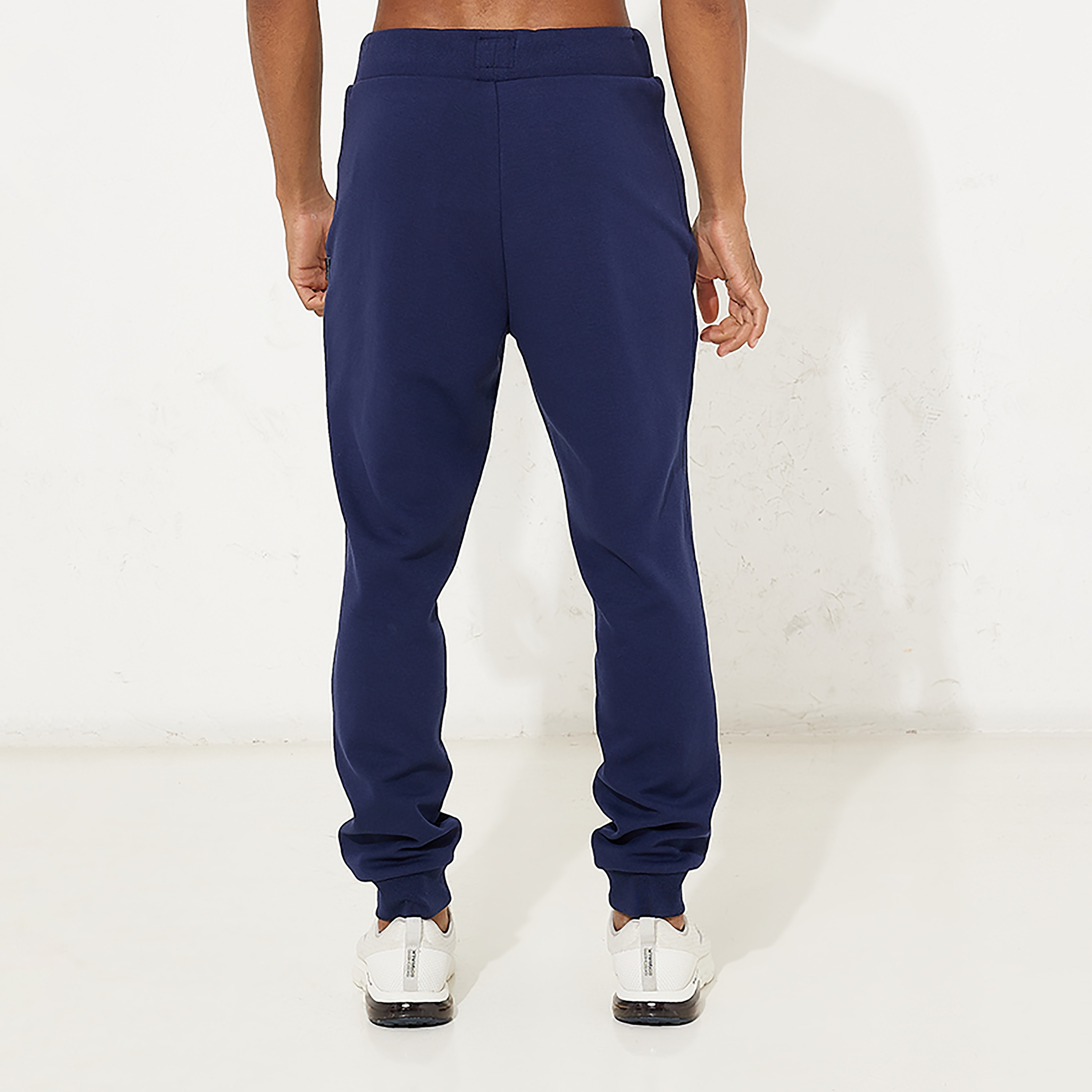 بنطال رياضي بيفرلي هيلز بولو كلوب سادة متوسط ​​الارتفاع برباط للرجال-men-clothing-bottoms-joggers-image-7