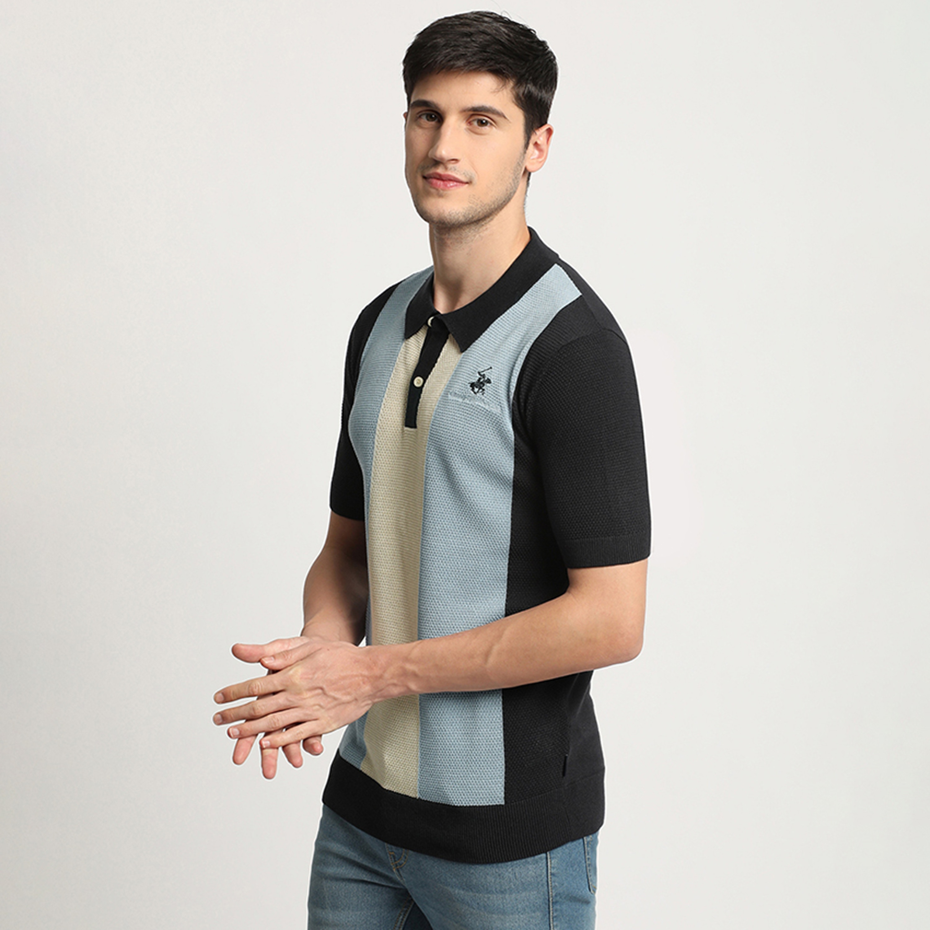 Beverly Hills Polo Club Color Block Short Sleeves Polo T-Shirt-men-clothing-tshirtsandpolos-polos-image-2