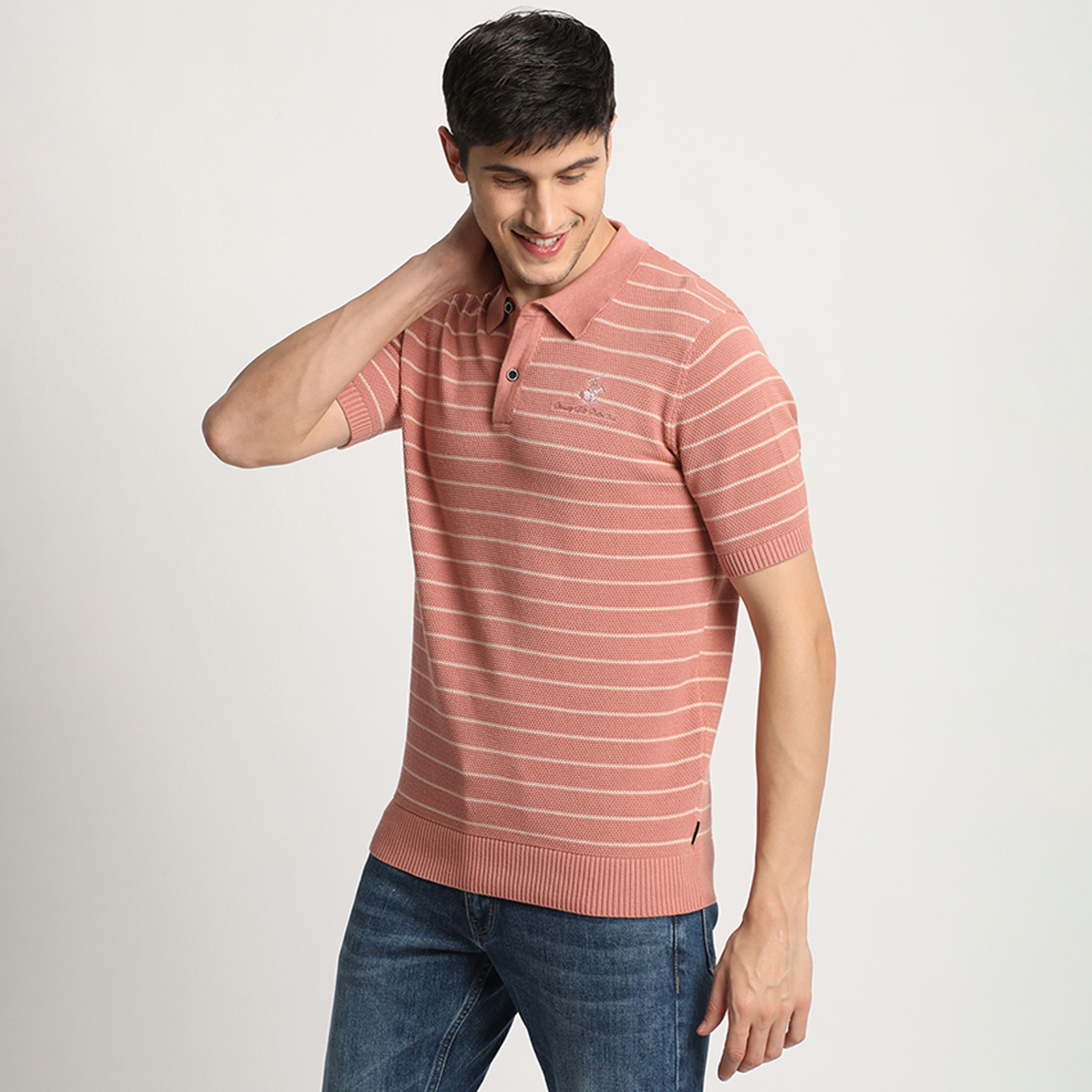 Beverly Hills Polo Club Stripes Short Sleeves Polo T-Shirt-men-clothing-tshirtsandpolos-polos-image-2