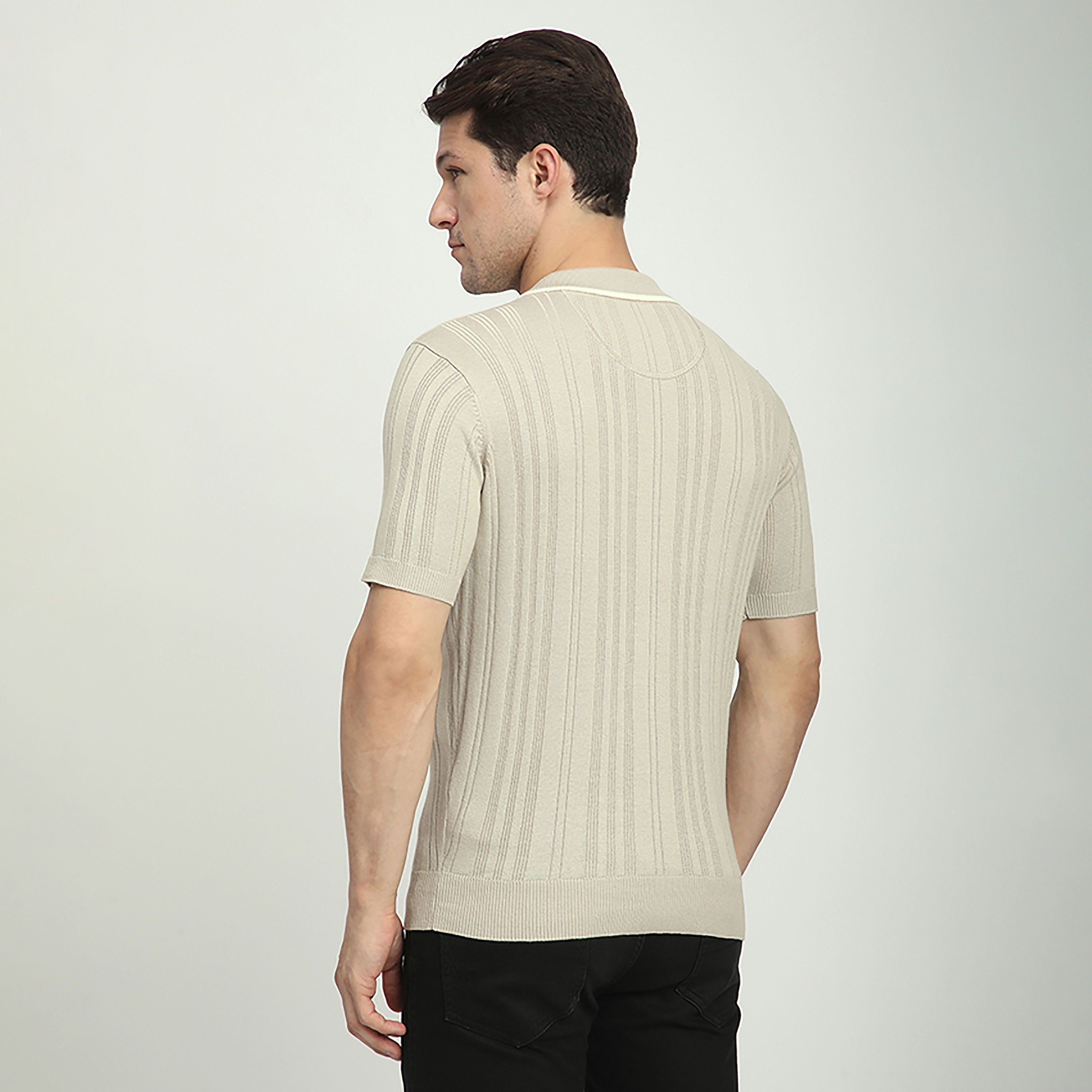 تي شيرت بولو رجالي بأكمام قصيرة وياقة مضلعة من بيفرلي هيلز بولو كلوب-men-clothing-tshirtsandpolos-polos-image-4