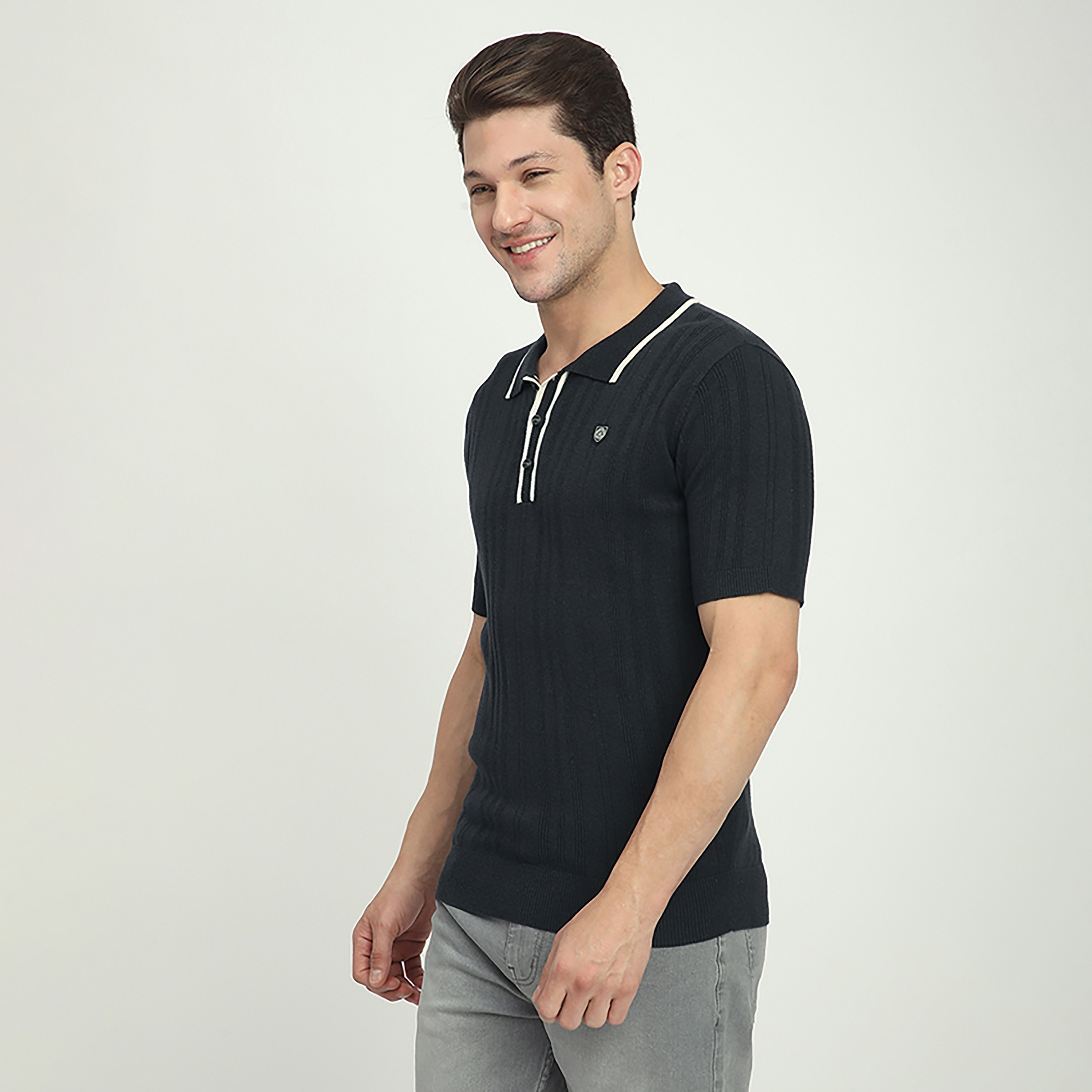 تي شيرت بولو رجالي بأكمام قصيرة وياقة مضلعة من بيفرلي هيلز بولو كلوب-men-clothing-tshirtsandpolos-polos-image-6
