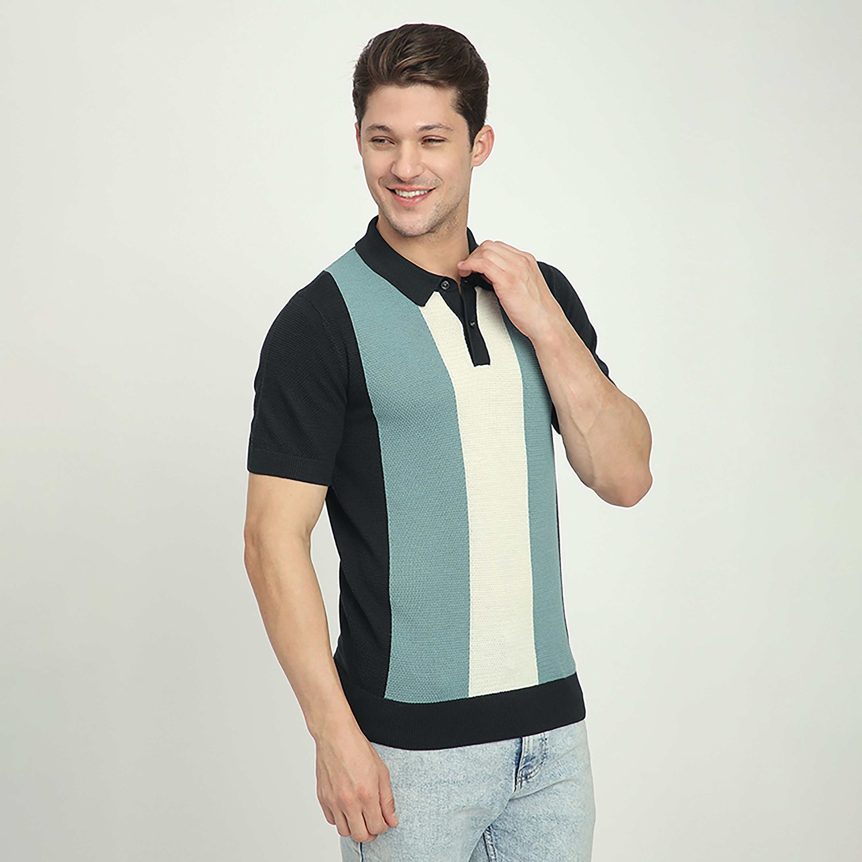Beverly Hills Polo Club Color-Blocked Collared Short Sleeves Men's Polo T-Shirt-men-clothing-tshirtsandpolos-polos-image-7