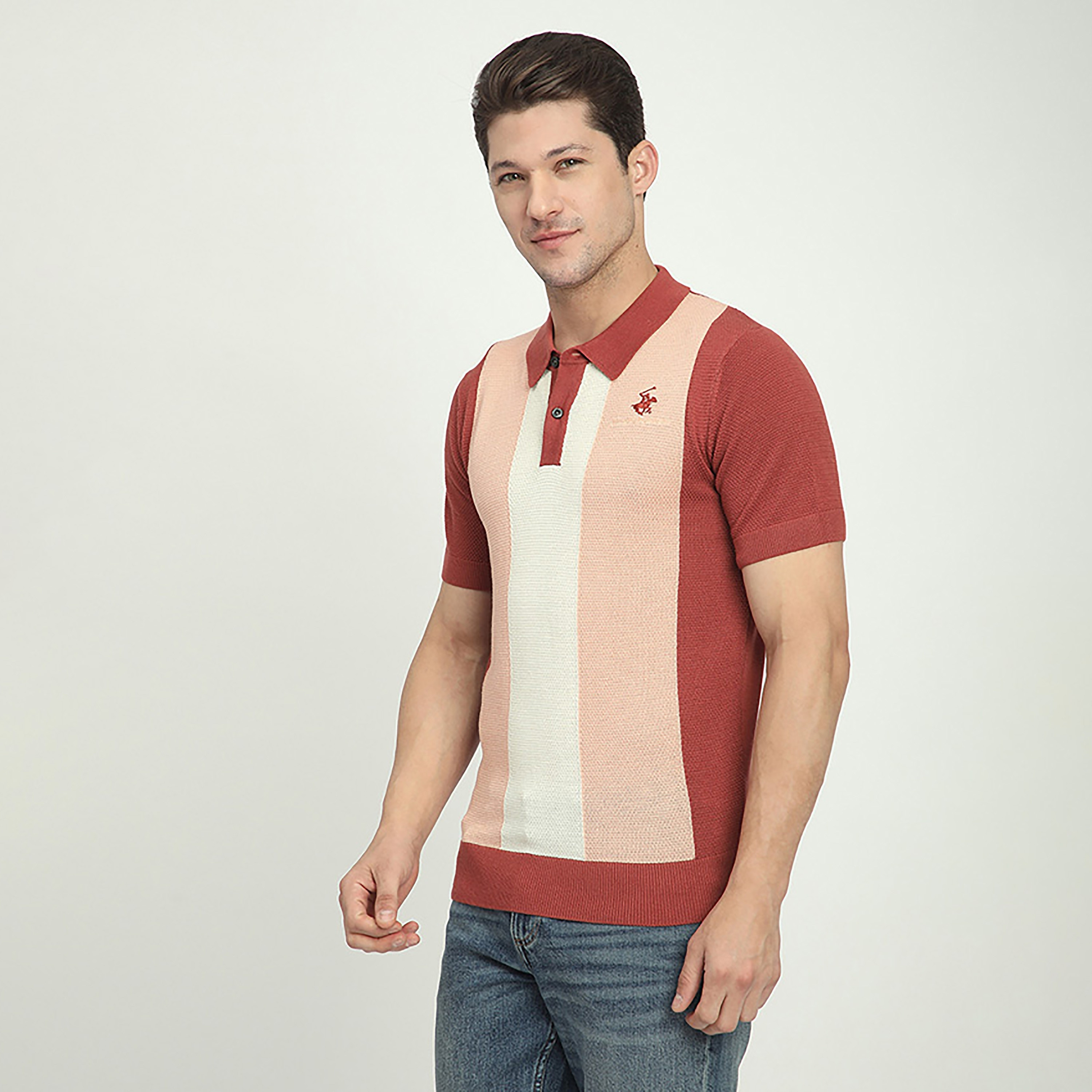 Beverly Hills Polo Club Color-Blocked Collared Short Sleeves Men's Polo T-Shirt-men-clothing-tshirtsandpolos-polos-image-10