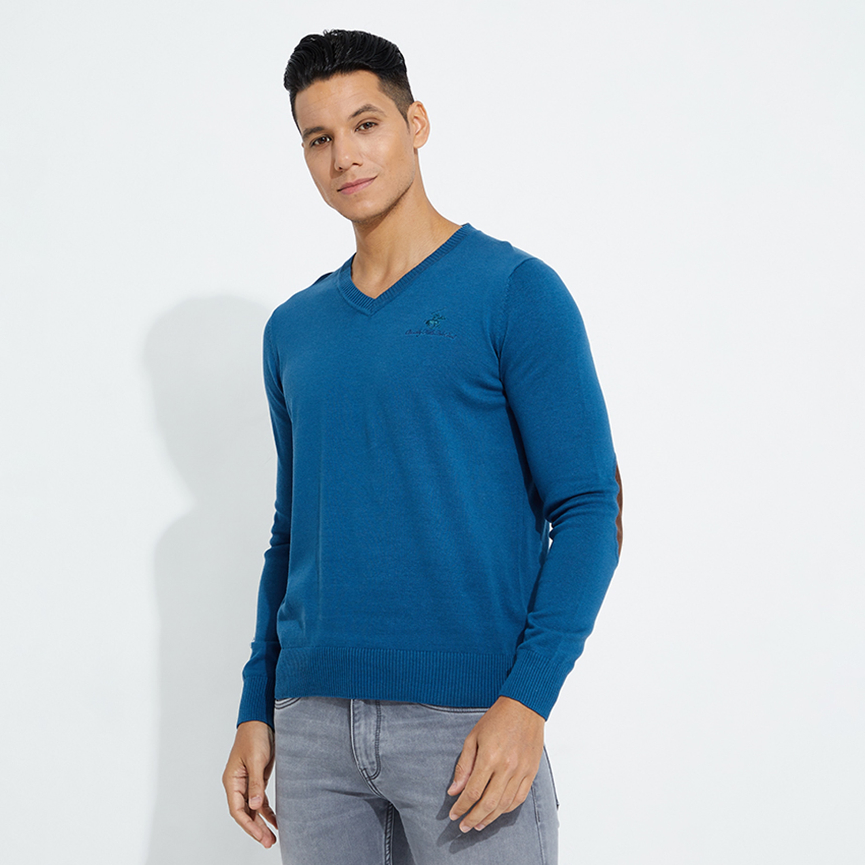Beverly Hills Polo Club Men's Solid Cardigan-men-clothing-sweatersandpullovers-image-1