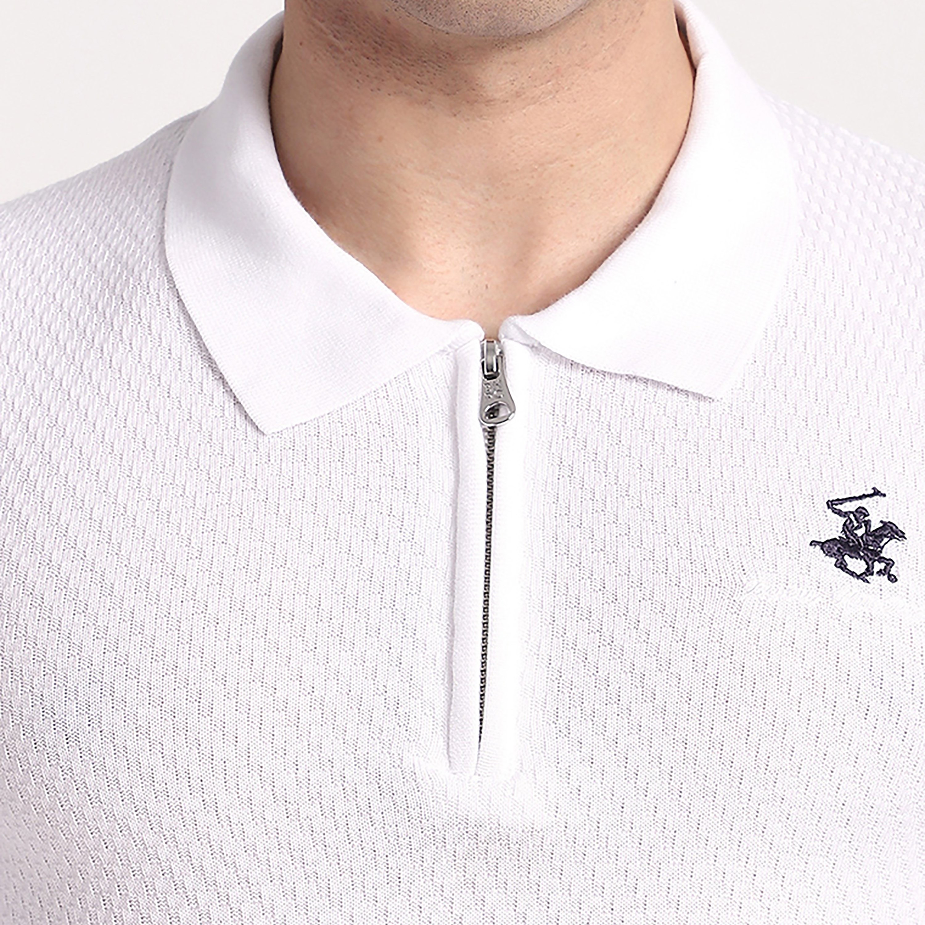 تي شيرت بولو رجالي بأكمام قصيرة وياقة منقوش من بيفرلي هيلز بولو كلوب-men-clothing-tshirtsandpolos-polos-image-10