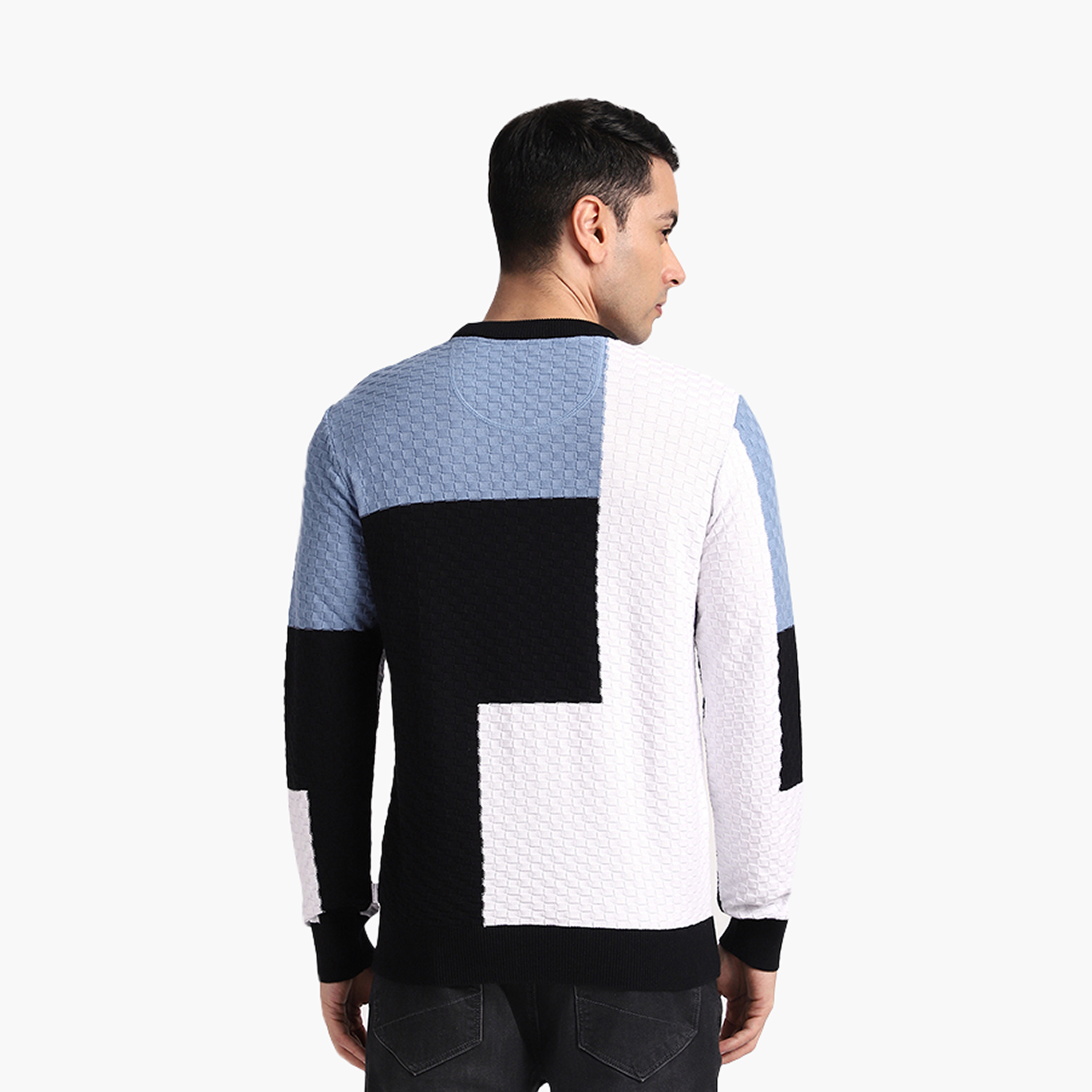 Beverly Hills Polo Club Color Blocked Crew Neck Long Sleeves Men's Pullover-men-clothing-sweatersandpullovers-image-4