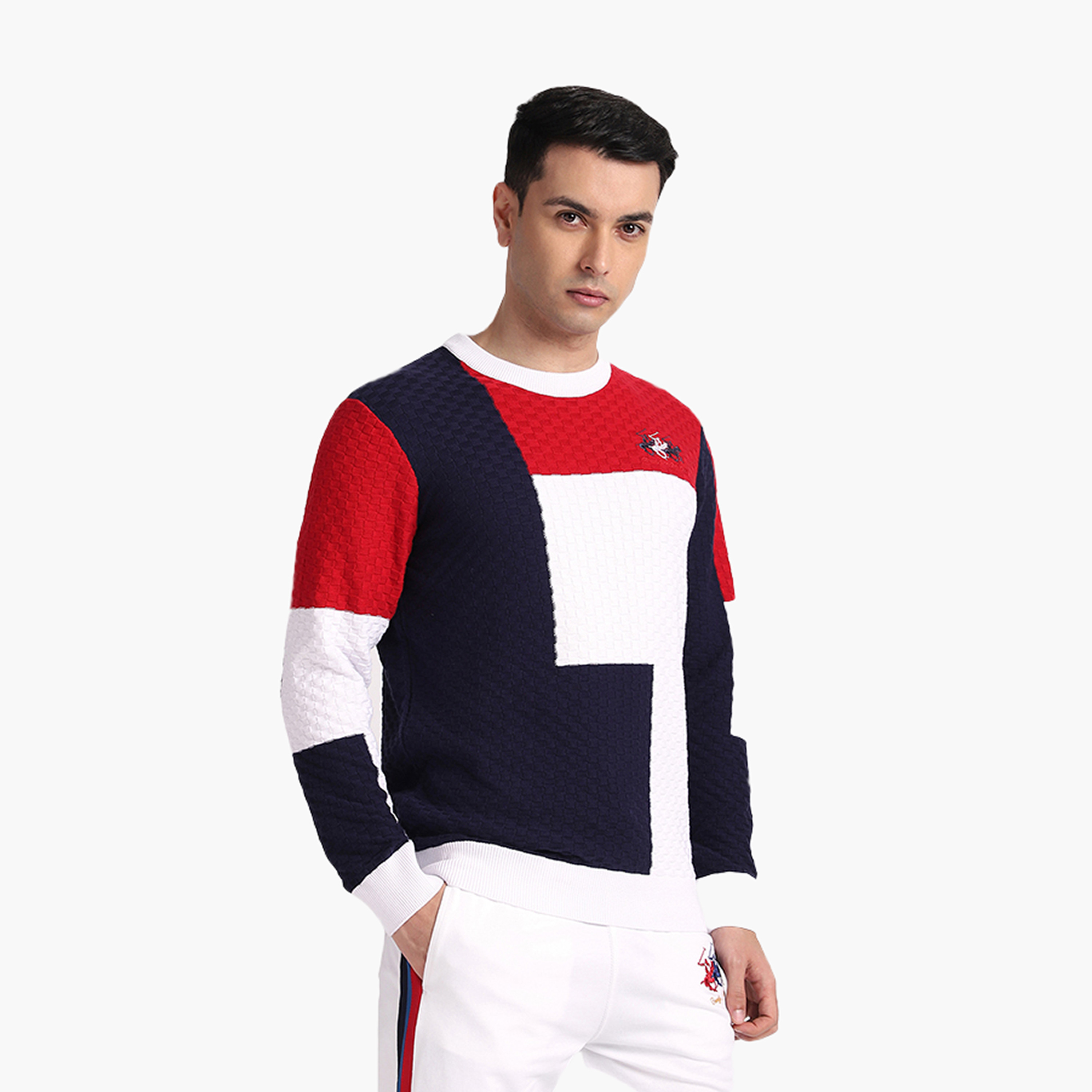 بلوفر رجالي ملون وياقة دائرية وأكمام طويلة من بيفرلي هيلز بولو كلوب-men-clothing-sweatersandpullovers-image-3