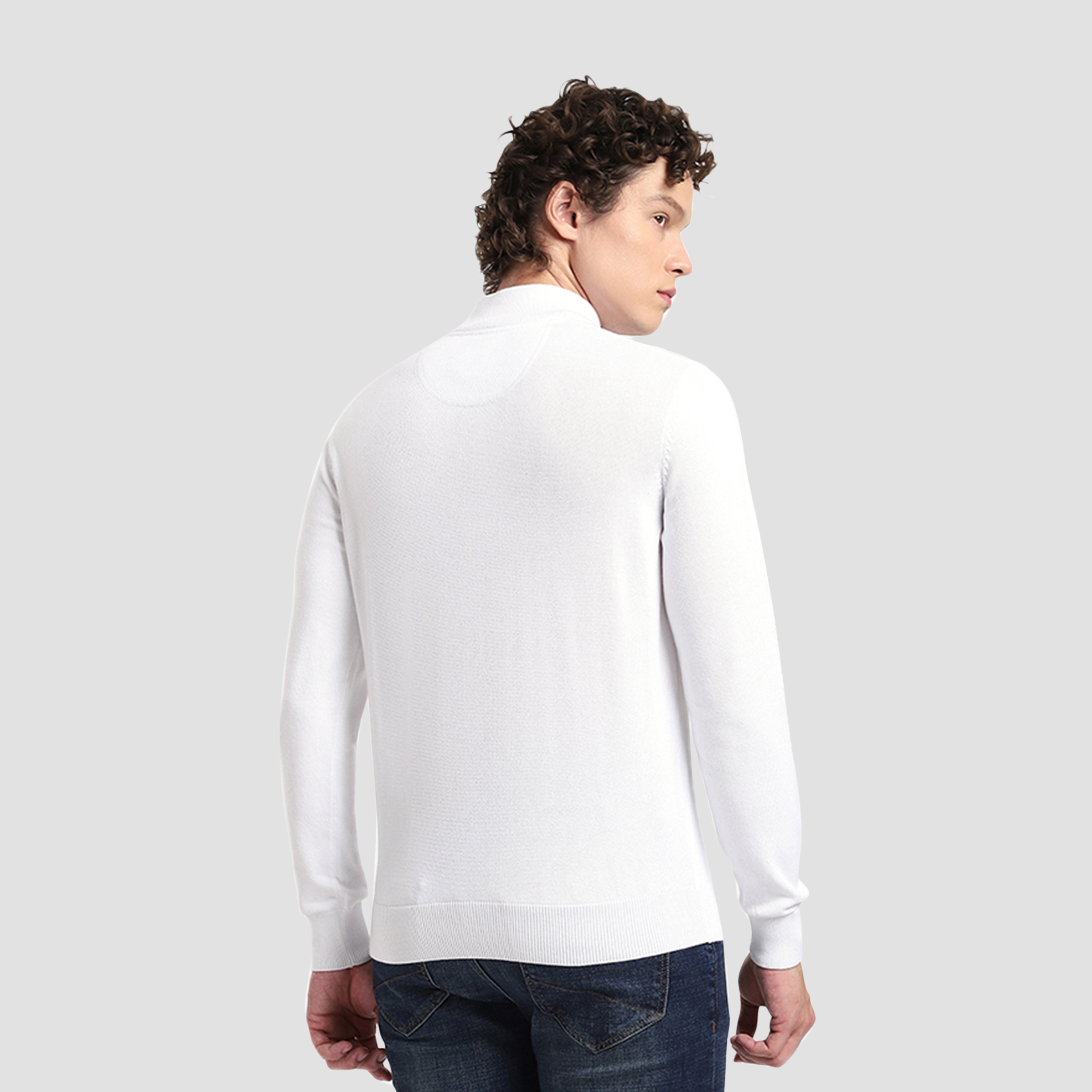 Beverly Hills Polo Club Plain High Neck Long Sleeves Men's Sweater-men-clothing-sweatersandpullovers-image-4