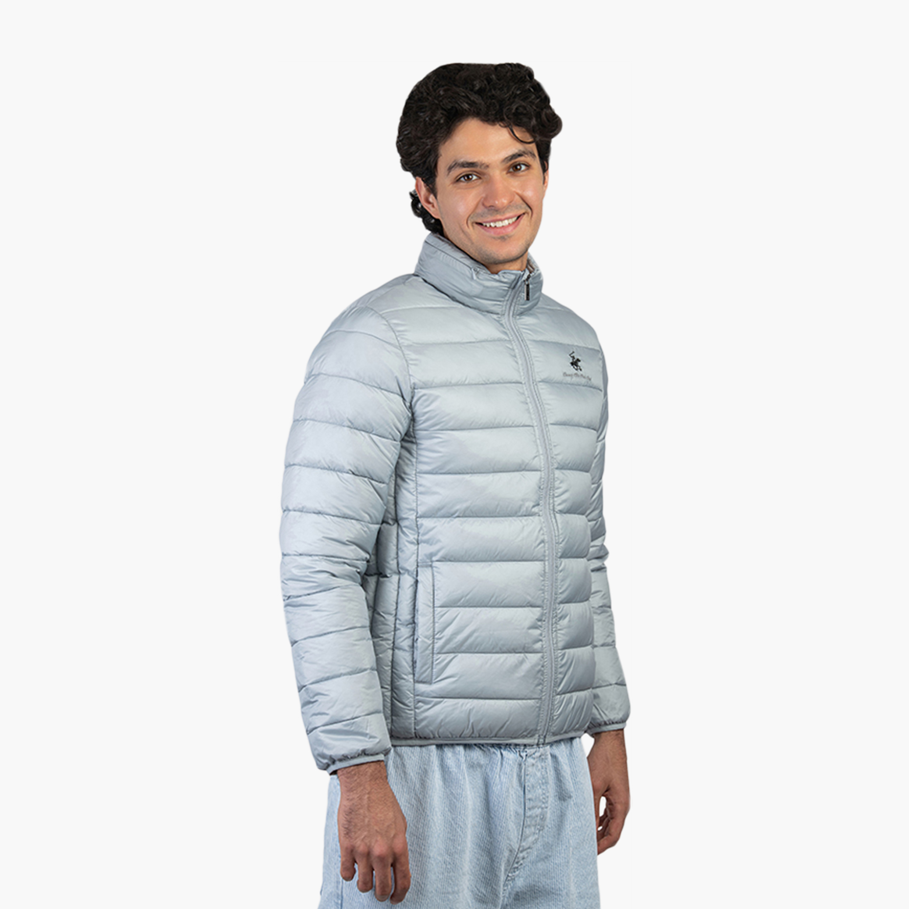جاكيت بافر رجالي سادة برقبة عالية وأكمام طويلة بيفرلي هيلز بولو كلوب-men-clothing-jacketsandblazers-jackets-image-3