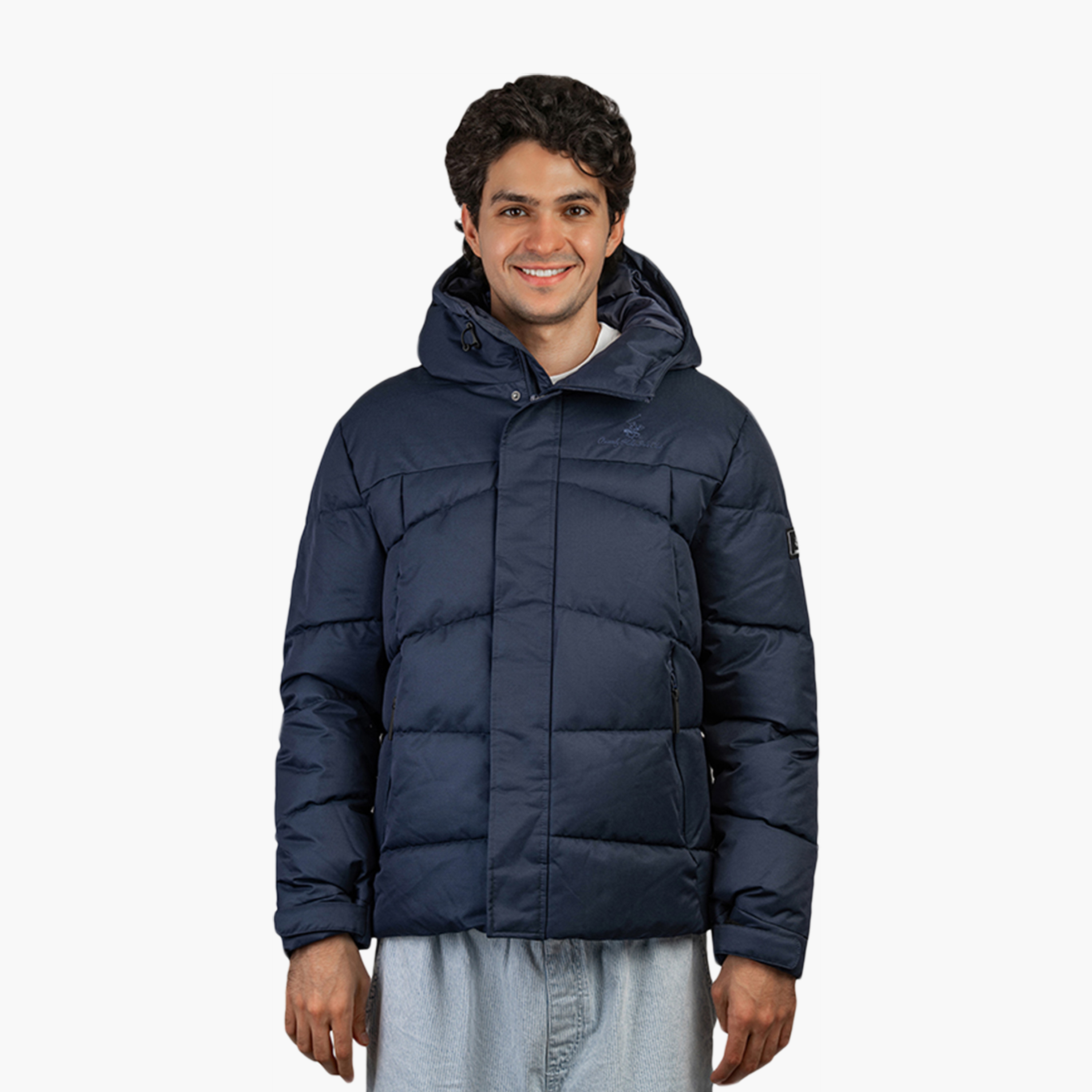 Beverly Hills Polo Club Plain Hooded Neck Long Sleeves Men's Puffer Jacket-men-clothing-jacketsandblazers-jackets-image-1
