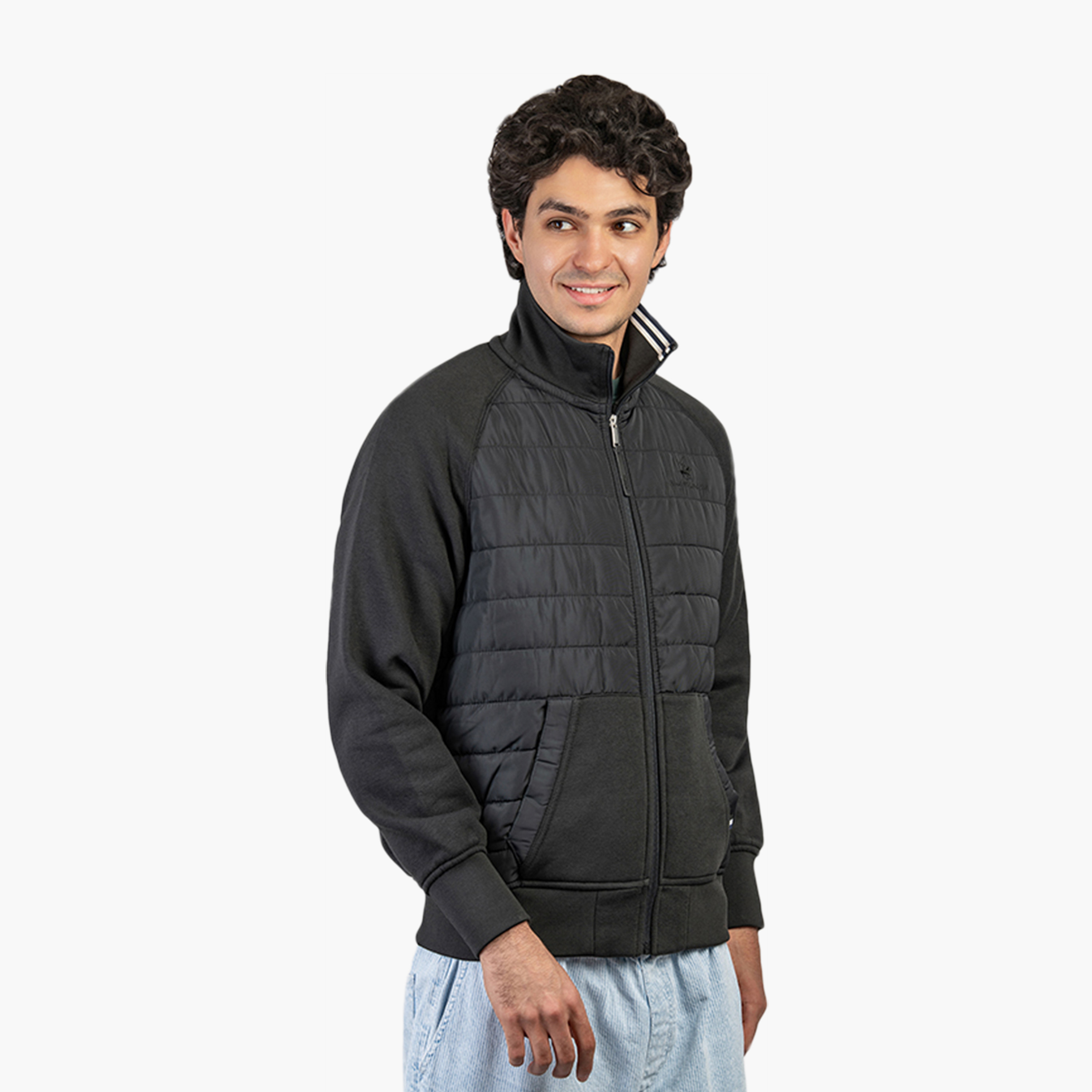 جاكيت بافر رجالي سادة برقبة عالية وأكمام طويلة بيفرلي هيلز بولو كلوب-men-clothing-jacketsandblazers-jackets-image-7