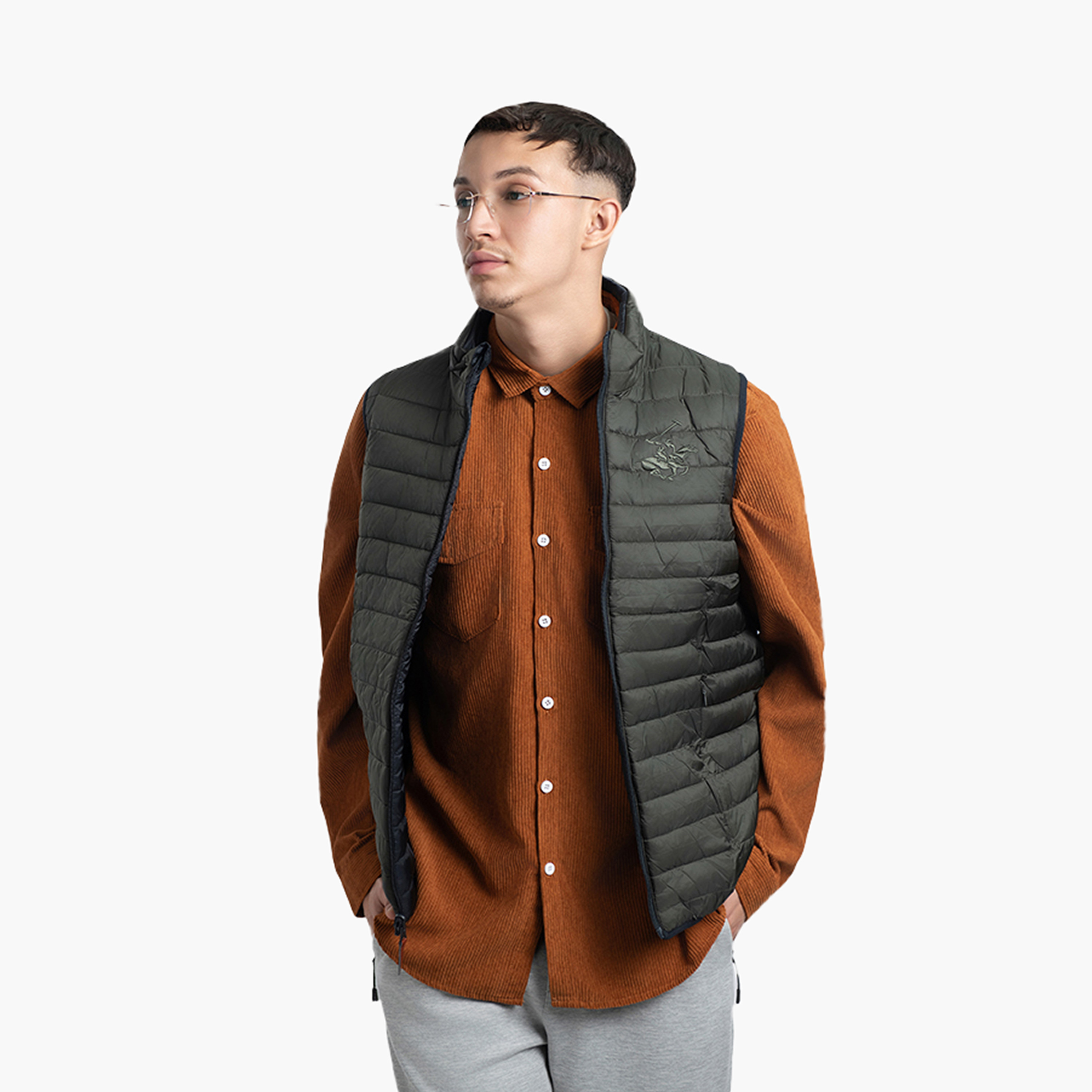 Beverly Hills Polo Club Men's Textured High Neck Quilted Vest-men-clothing-jacketsandblazers-jackets-image-6