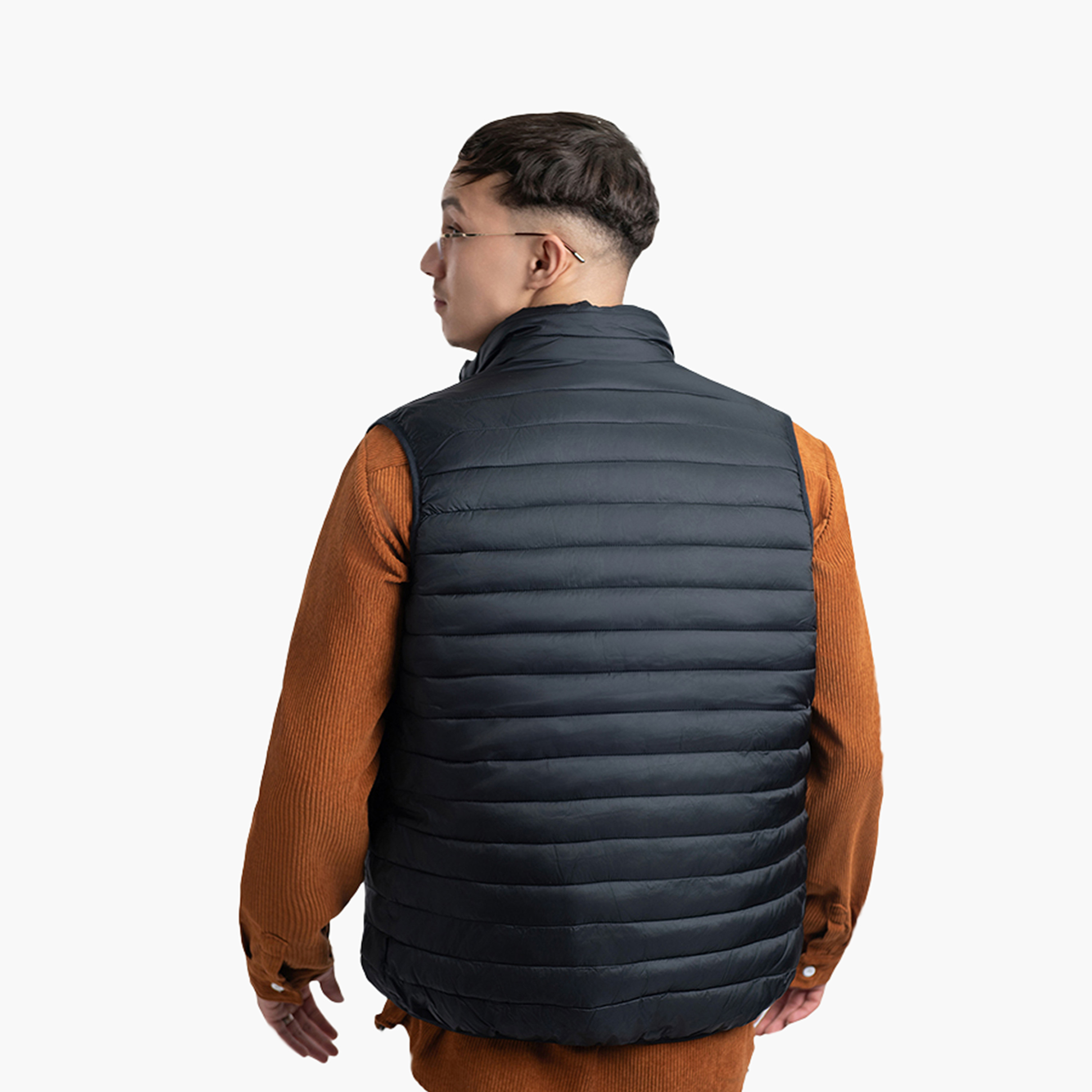 Beverly Hills Polo Club Men's Textured High Neck Quilted Vest-men-clothing-jacketsandblazers-jackets-image-7