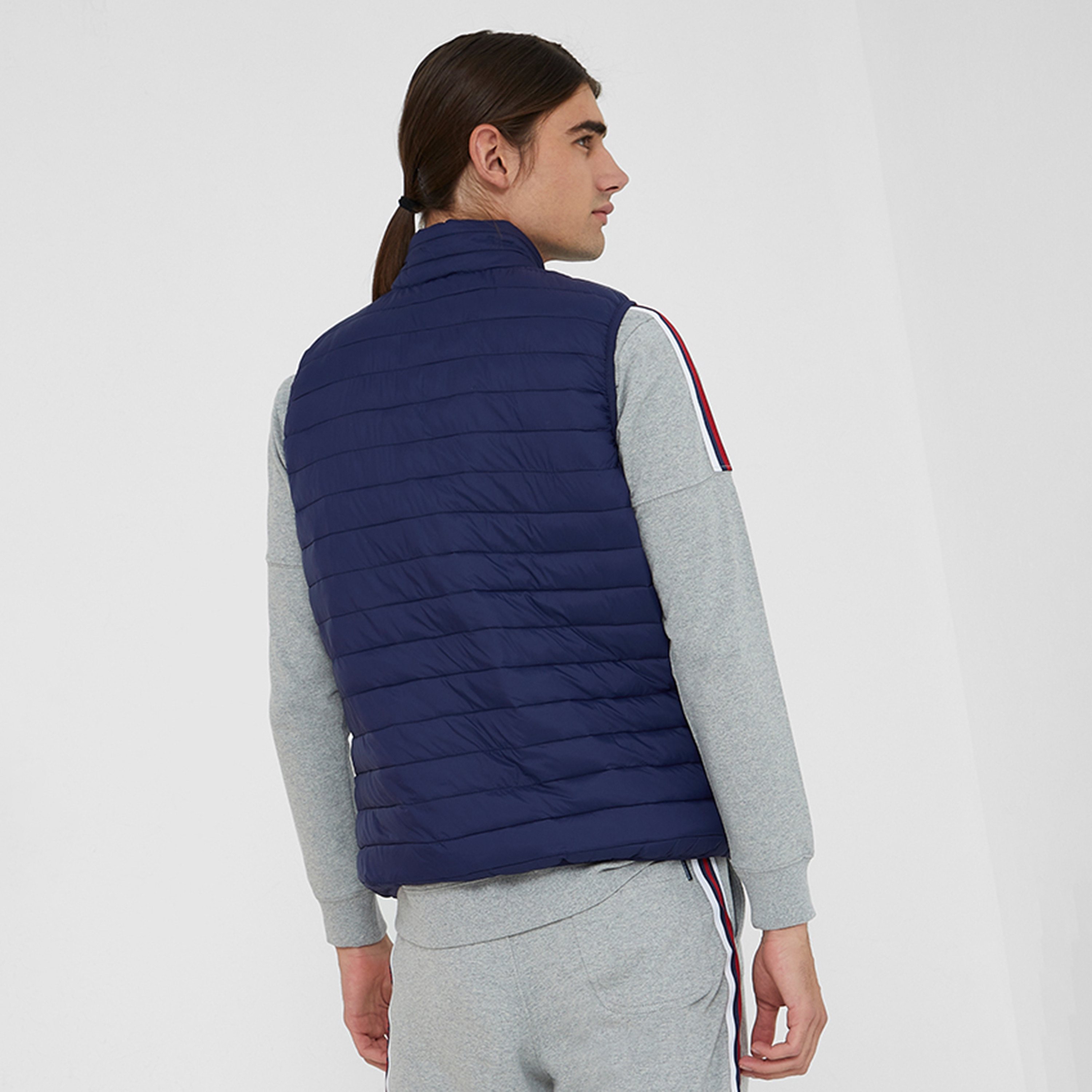 Beverly Hills Polo Club Men's Textured High Neck Quilted Vest-men-clothing-jacketsandblazers-jackets-image-4