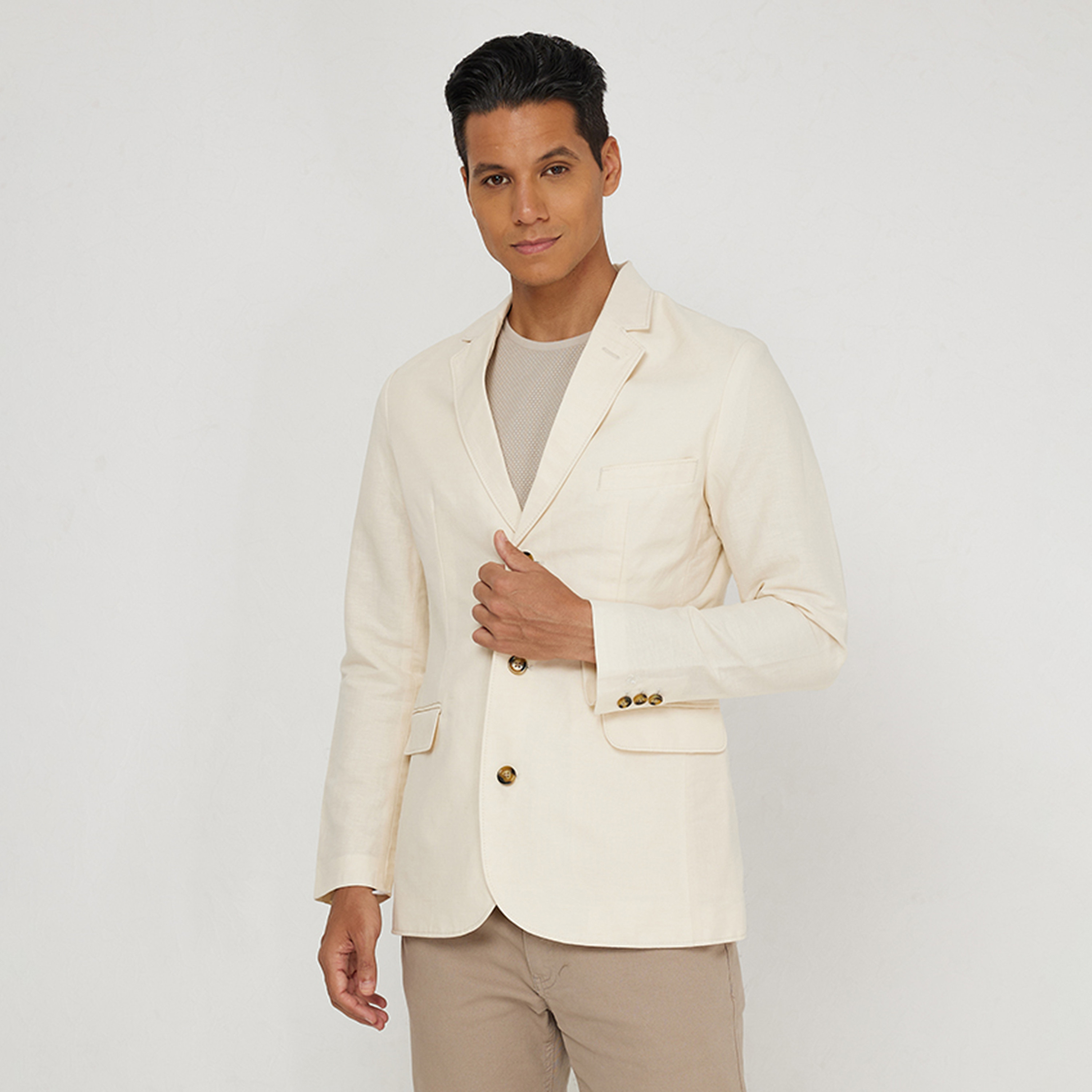 بليزر سادة مع طية صدر السترة من بيفرلي هيلز بولو كلوب-men-clothing-jacketsandblazers-blazers-image-1