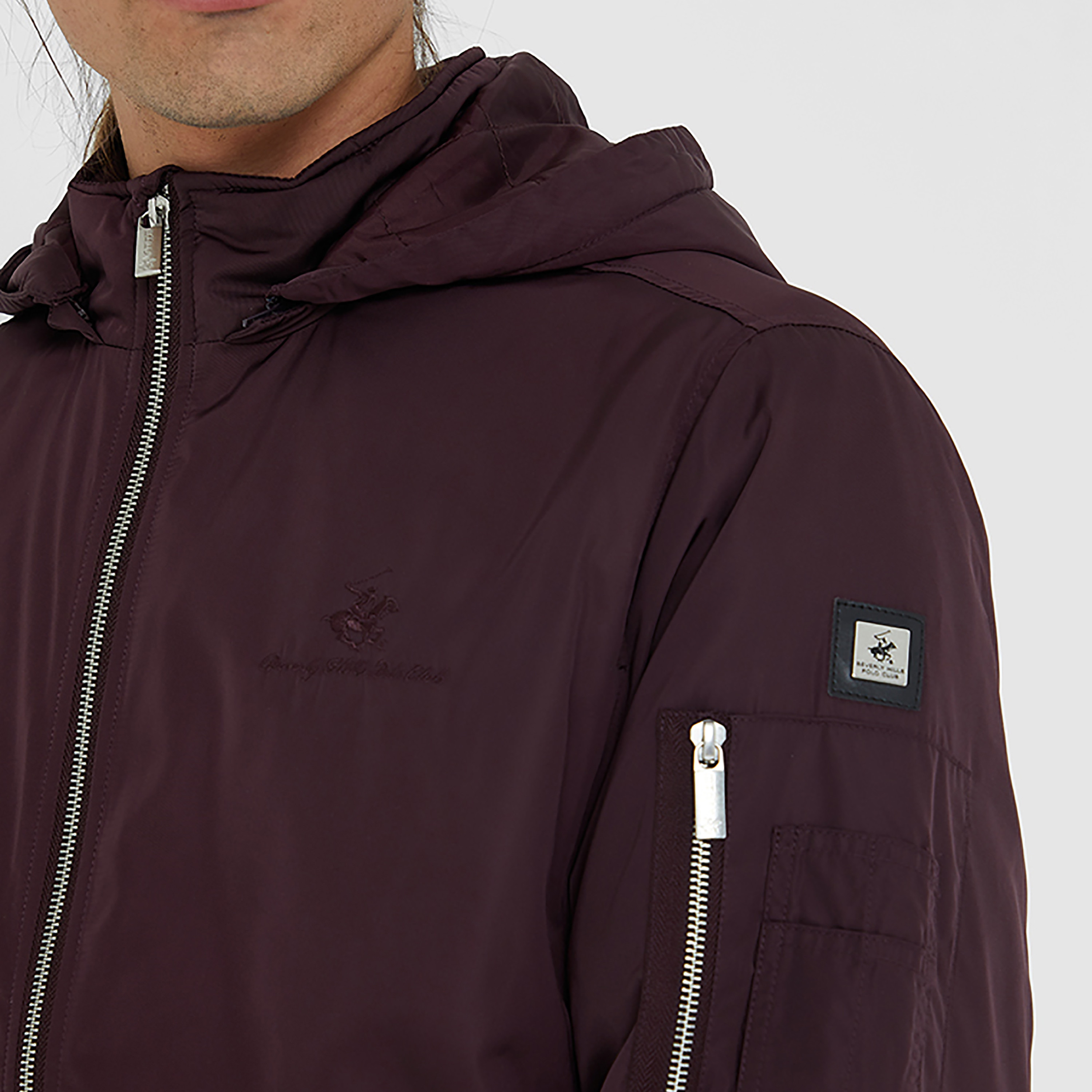 Beverly Hills Polo Club Men's Solid Bomber Jacket-men-clothing-jacketsandblazers-jackets-image-3
