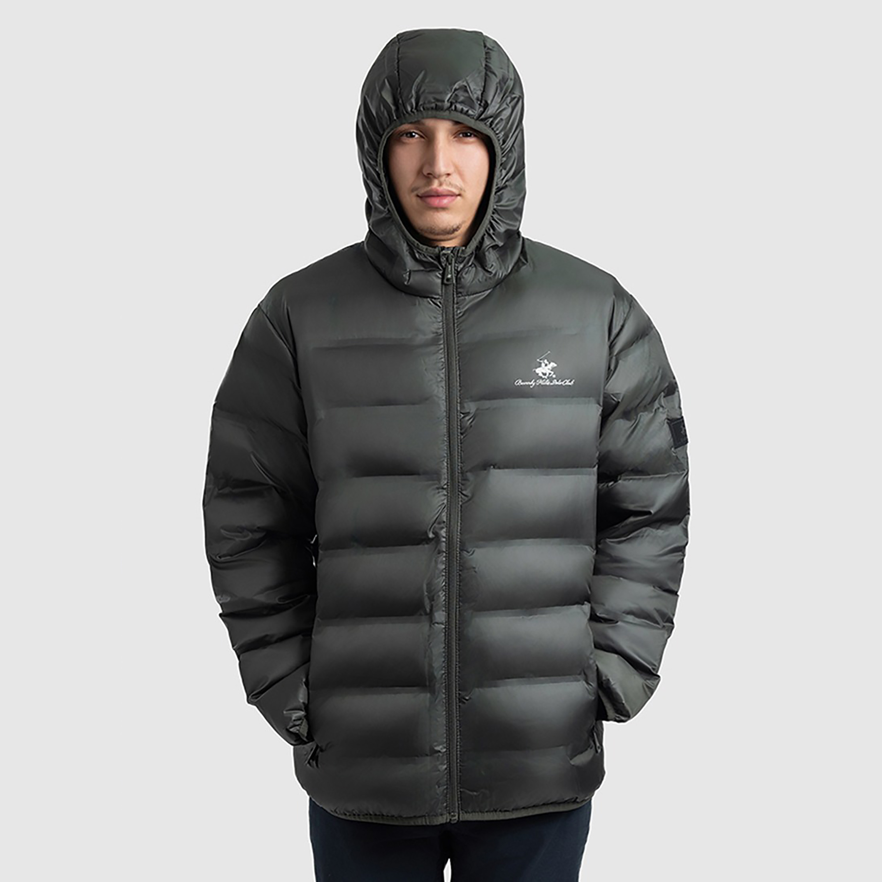 Beverly Hills Polo Club Plain High Neck Long Sleeves Men's Puffer Jacket-men-clothing-jacketsandblazers-jackets-image-1