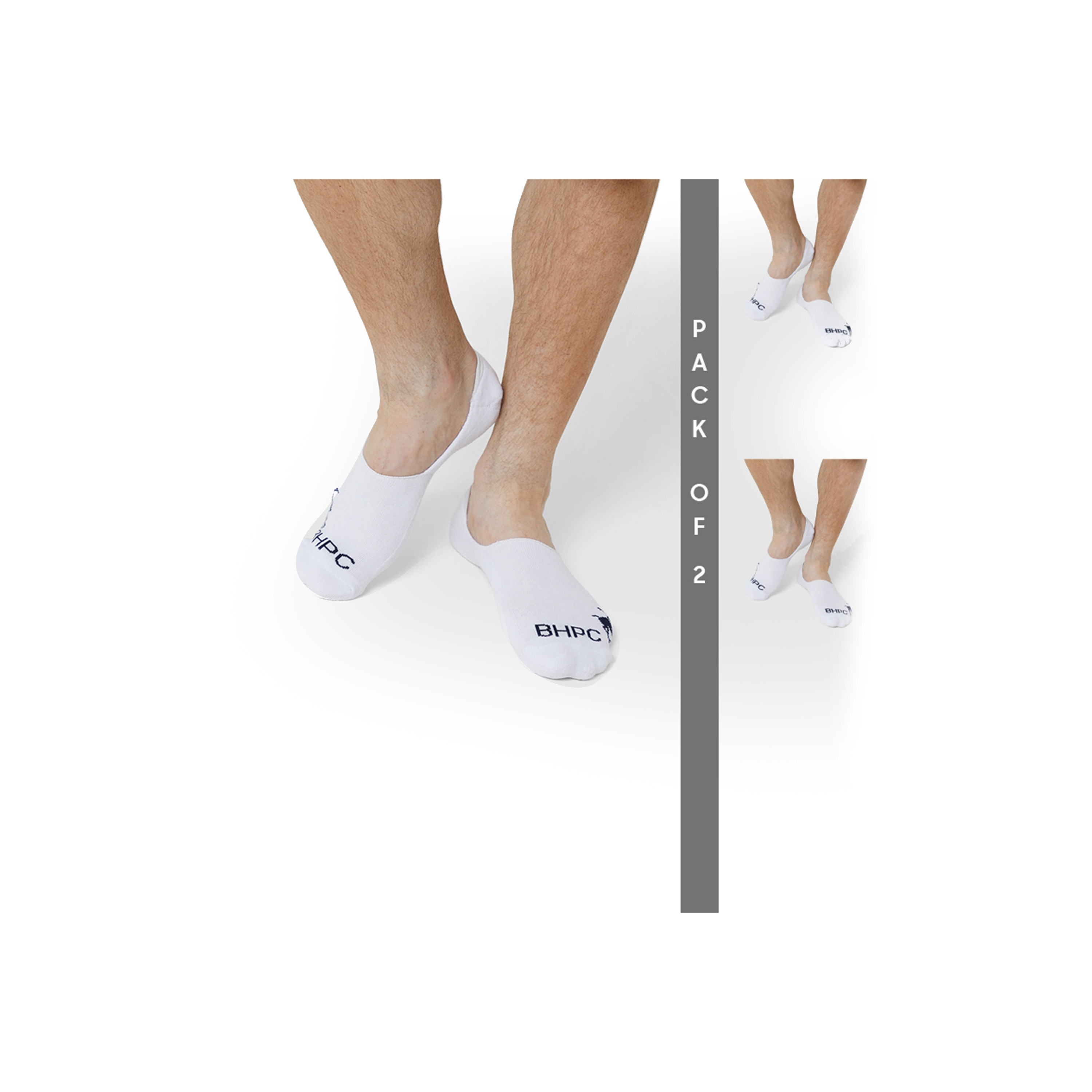 جوارب مبطنة للأحذية الرجالية ذات شعار المنقوش قطعتين من بيفرلي هيلز بولو كلوب-men-socks-image-4