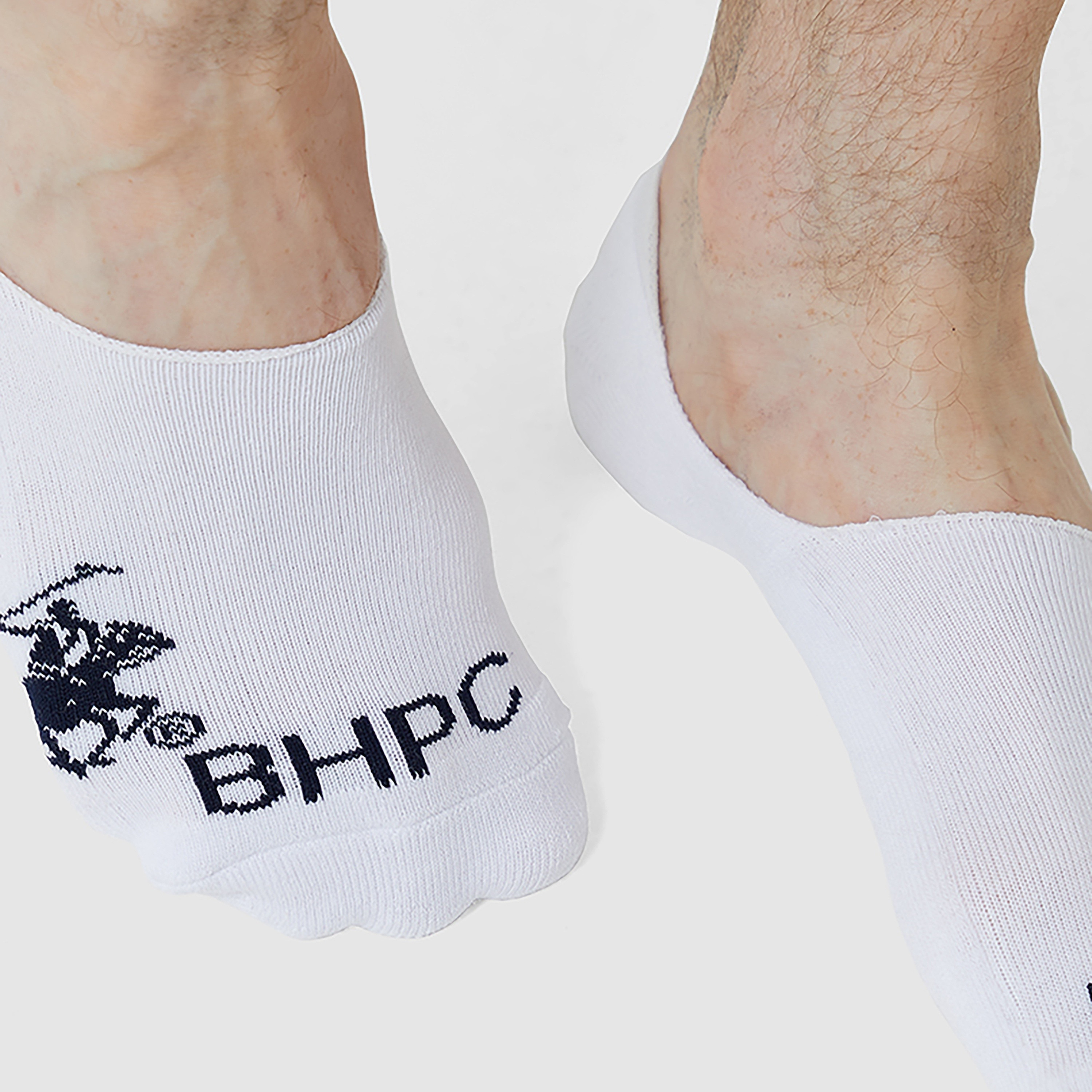 جوارب مبطنة للأحذية الرجالية ذات شعار المنقوش قطعتين من بيفرلي هيلز بولو كلوب-men-socks-image-6