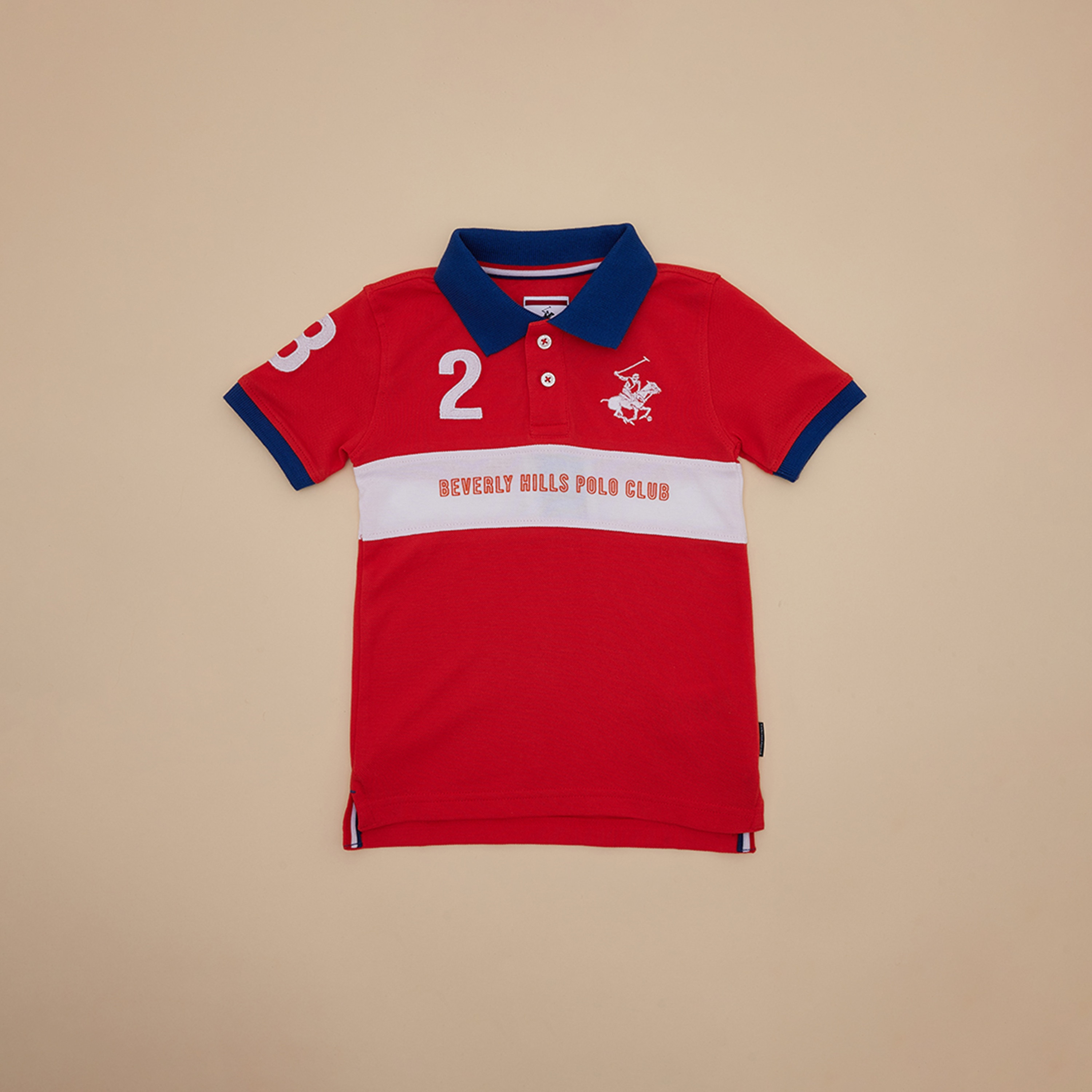 Beverly Hills Polo Club Colour Blocked Short Sleeves Polo T-Shirt-boys-clothing-tshirtsandpolos-image-1